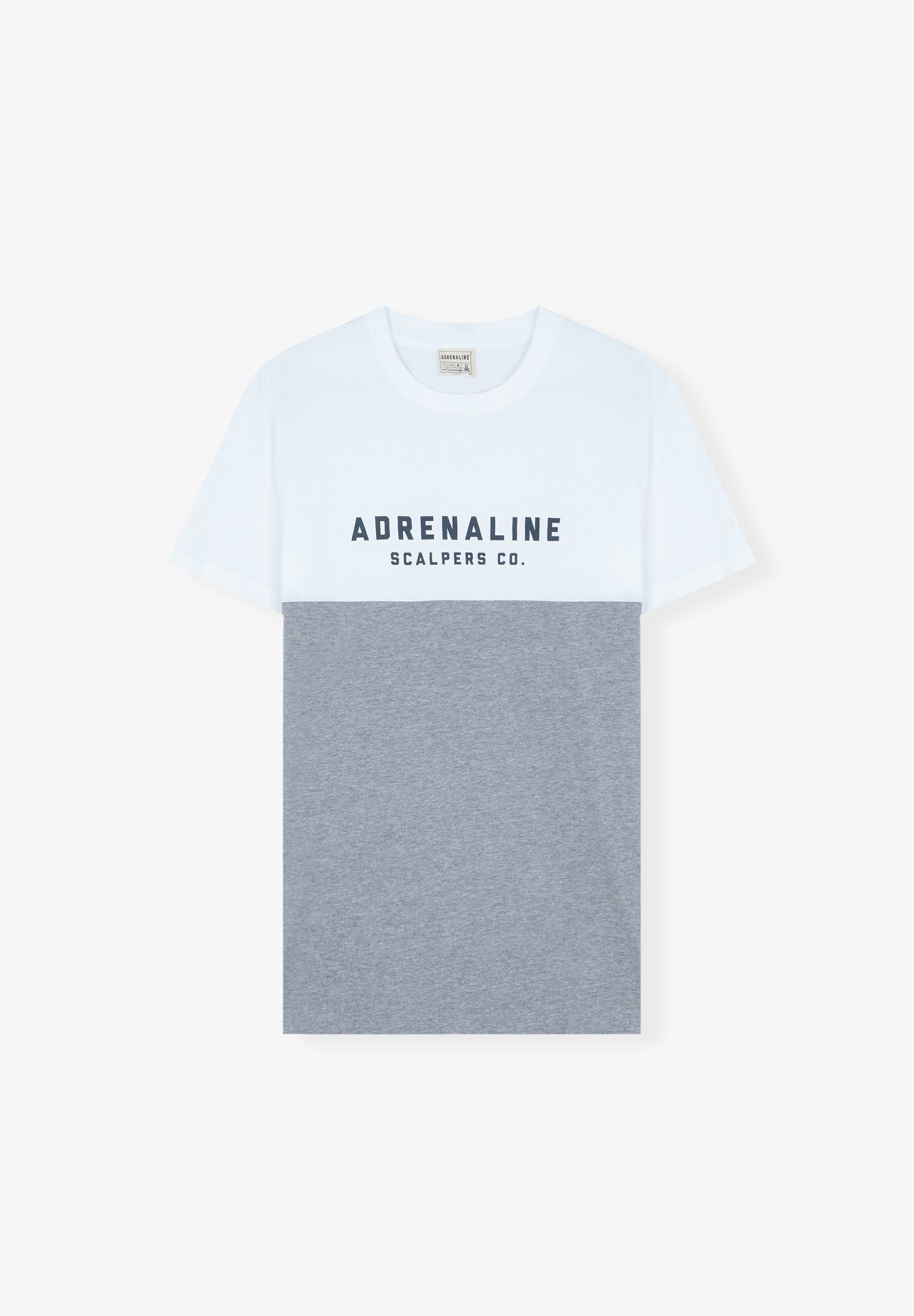 CAMISETA BICOLOR TEXTO