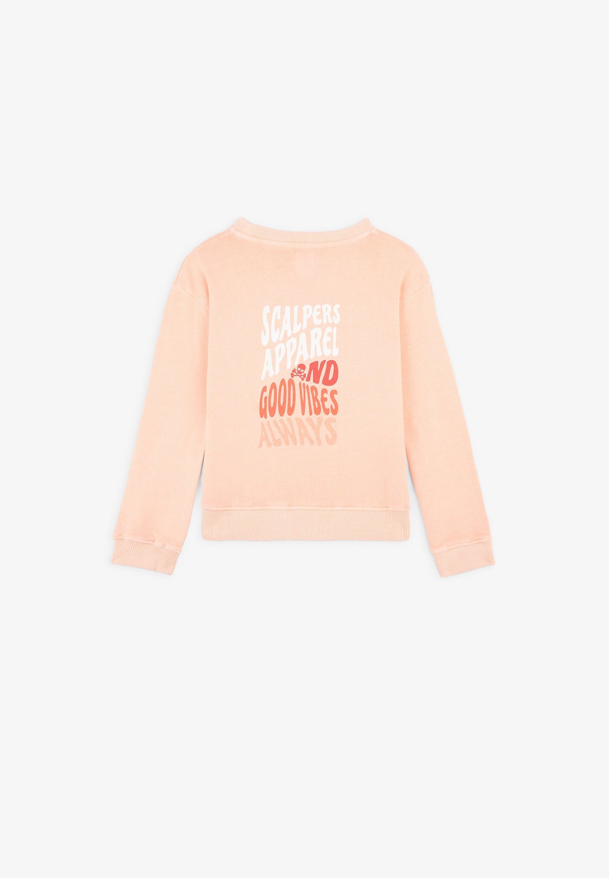 SUDADERA PRINT TRASERO GOOD VIBES