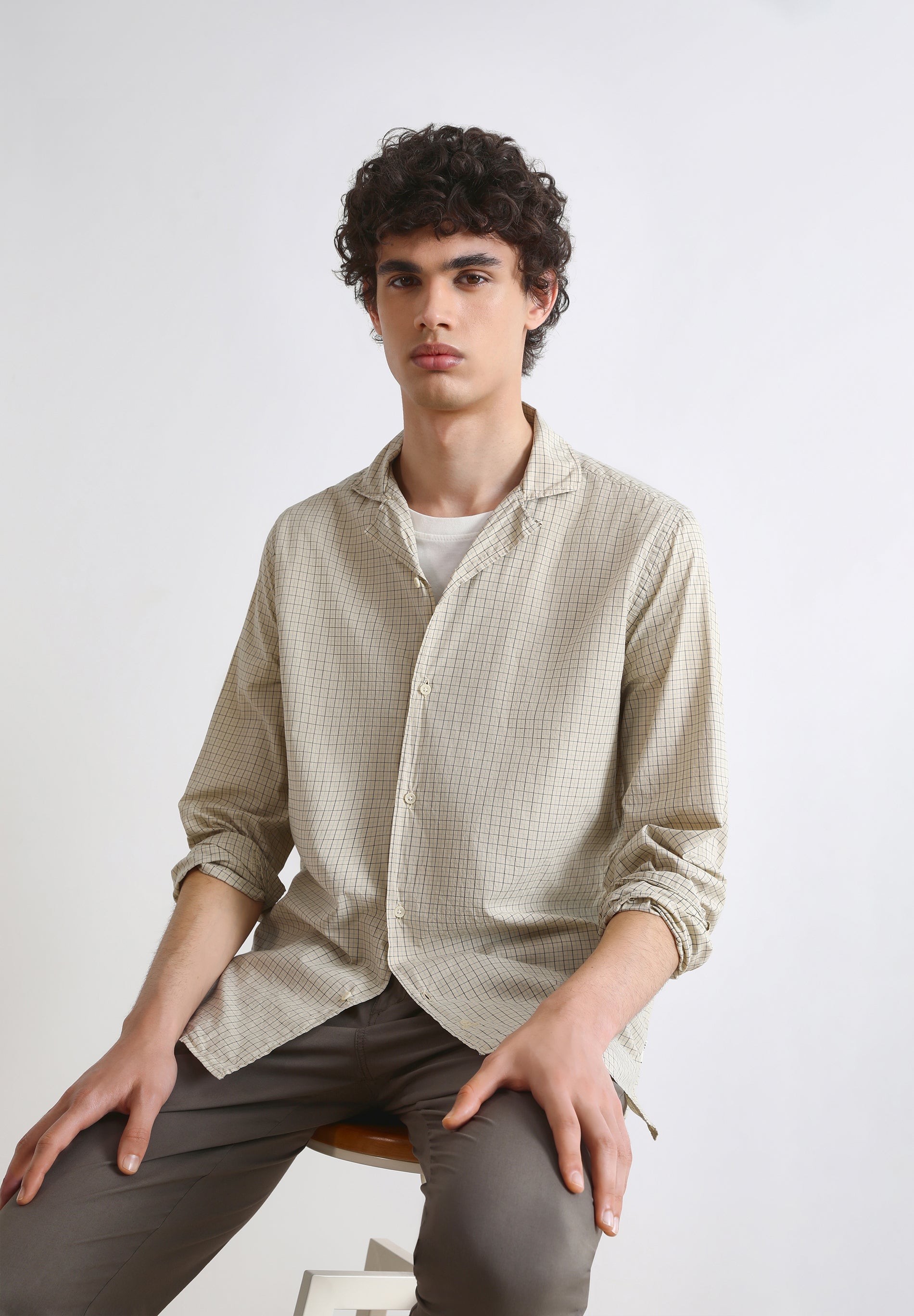CAMISA POPELÍN CUADROS