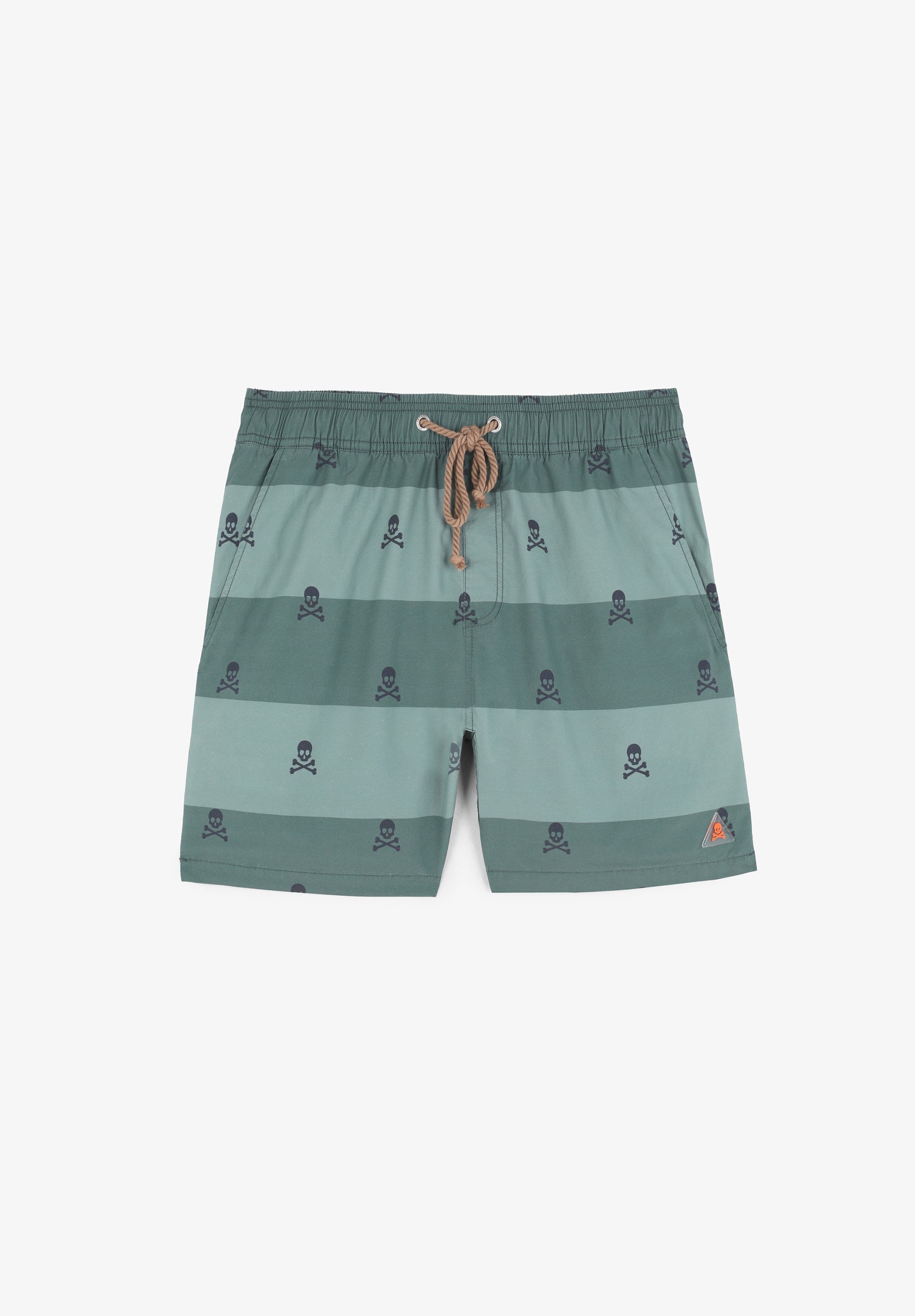 SKULL STRIPES BT SWIMSUIT