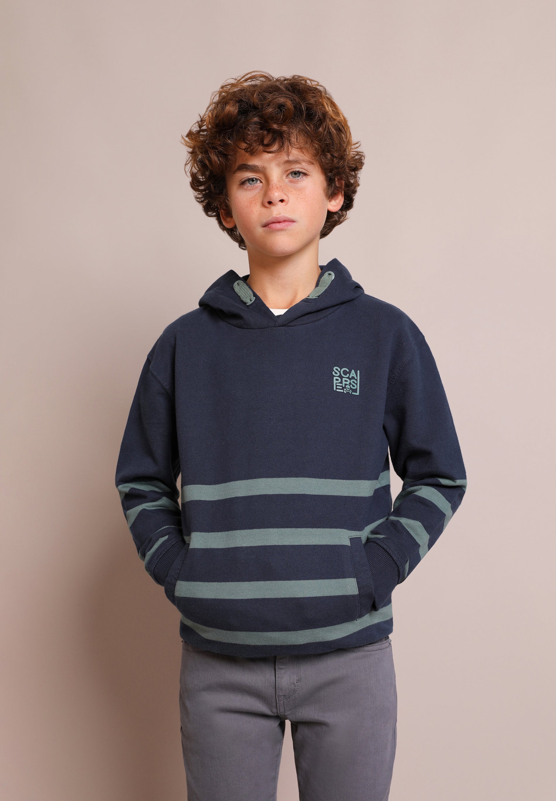 SUDADERA MARINERA CAPUCHA