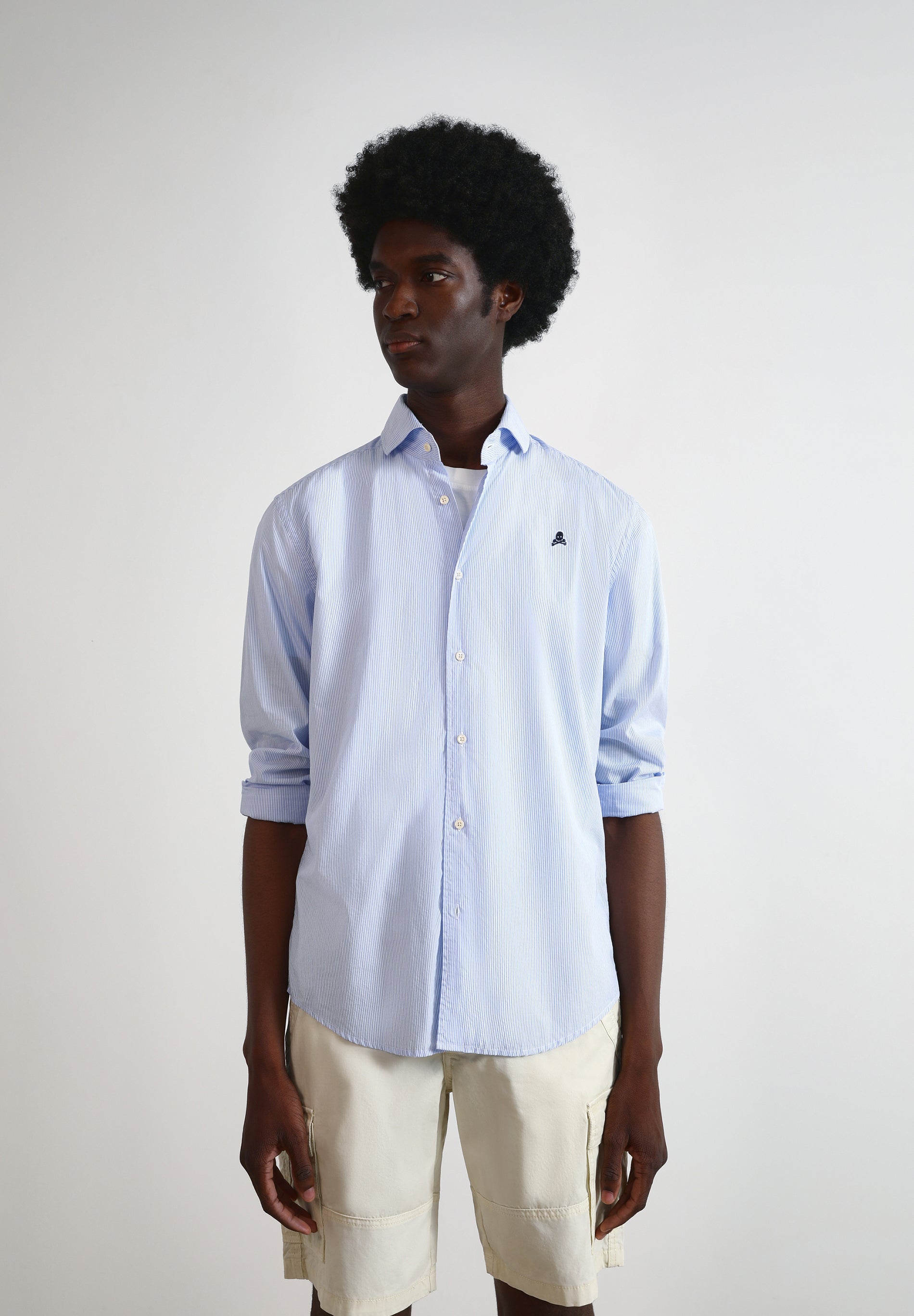 CAMISA CALAVERA CONTRASTE