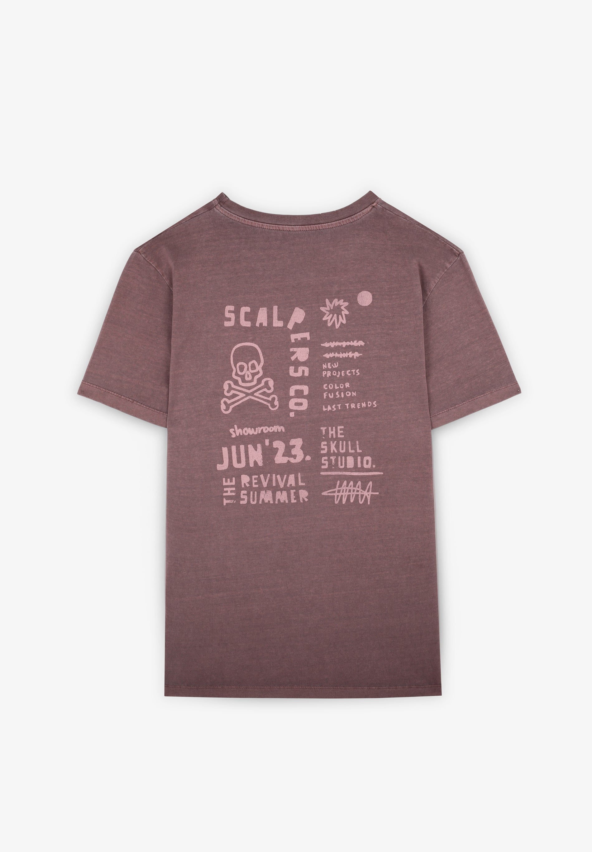 CAMISETA CALAVERA TRASERA