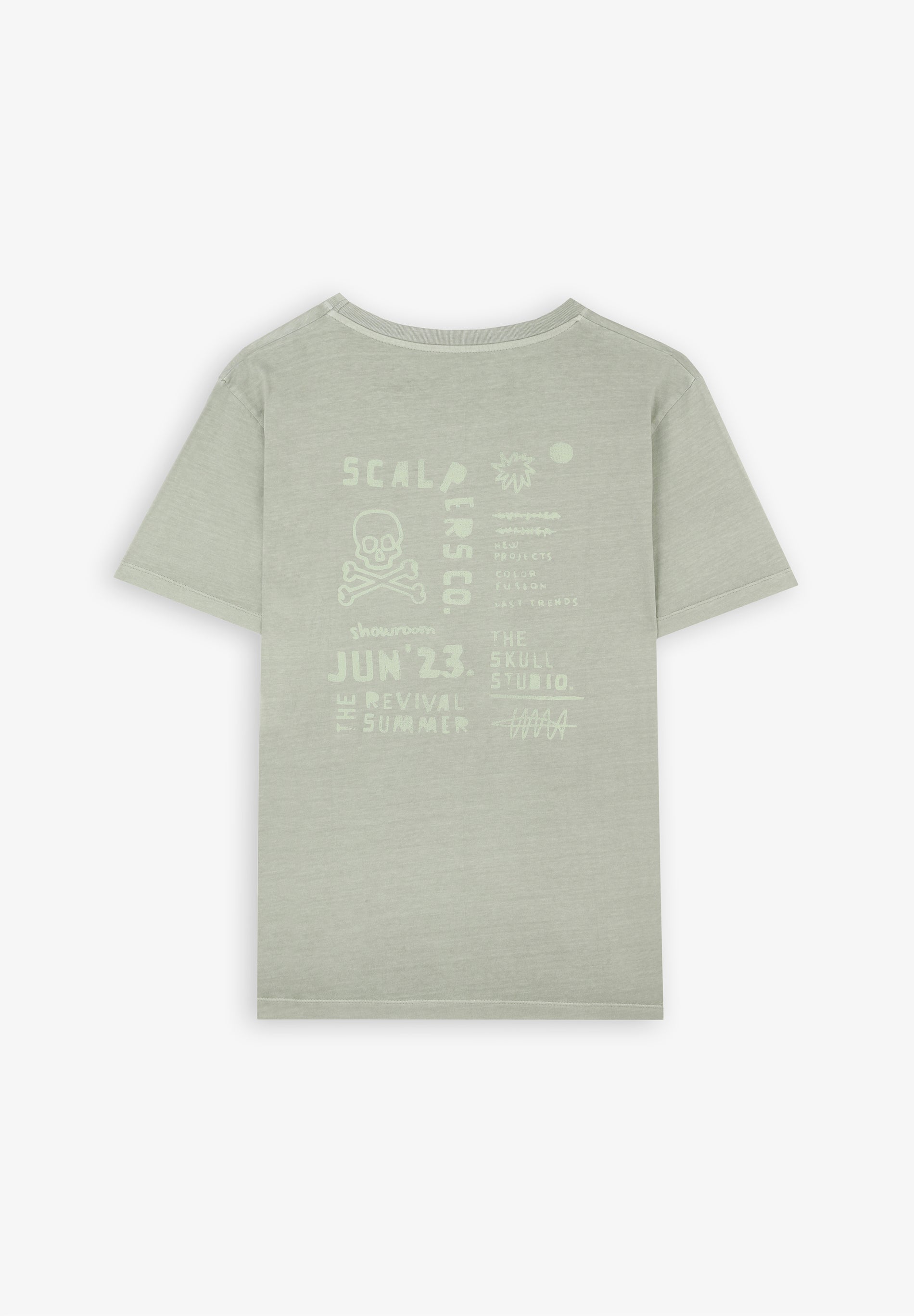 CAMISETA CALAVERA TRASERA