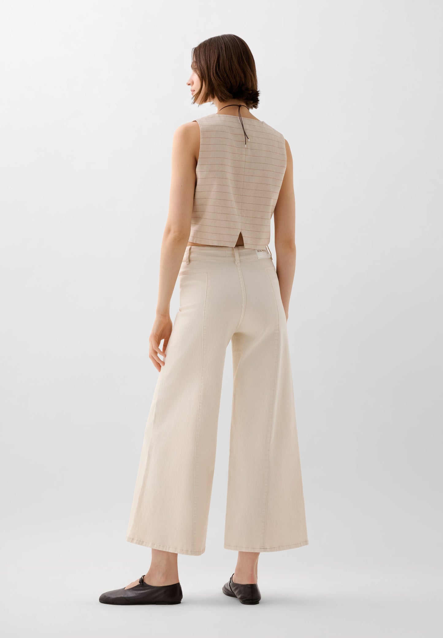 JEANS CULOTTE COSTURAS