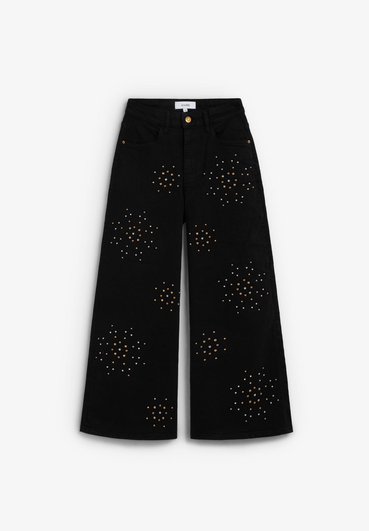 JEANS CULOTTE TACHUELAS