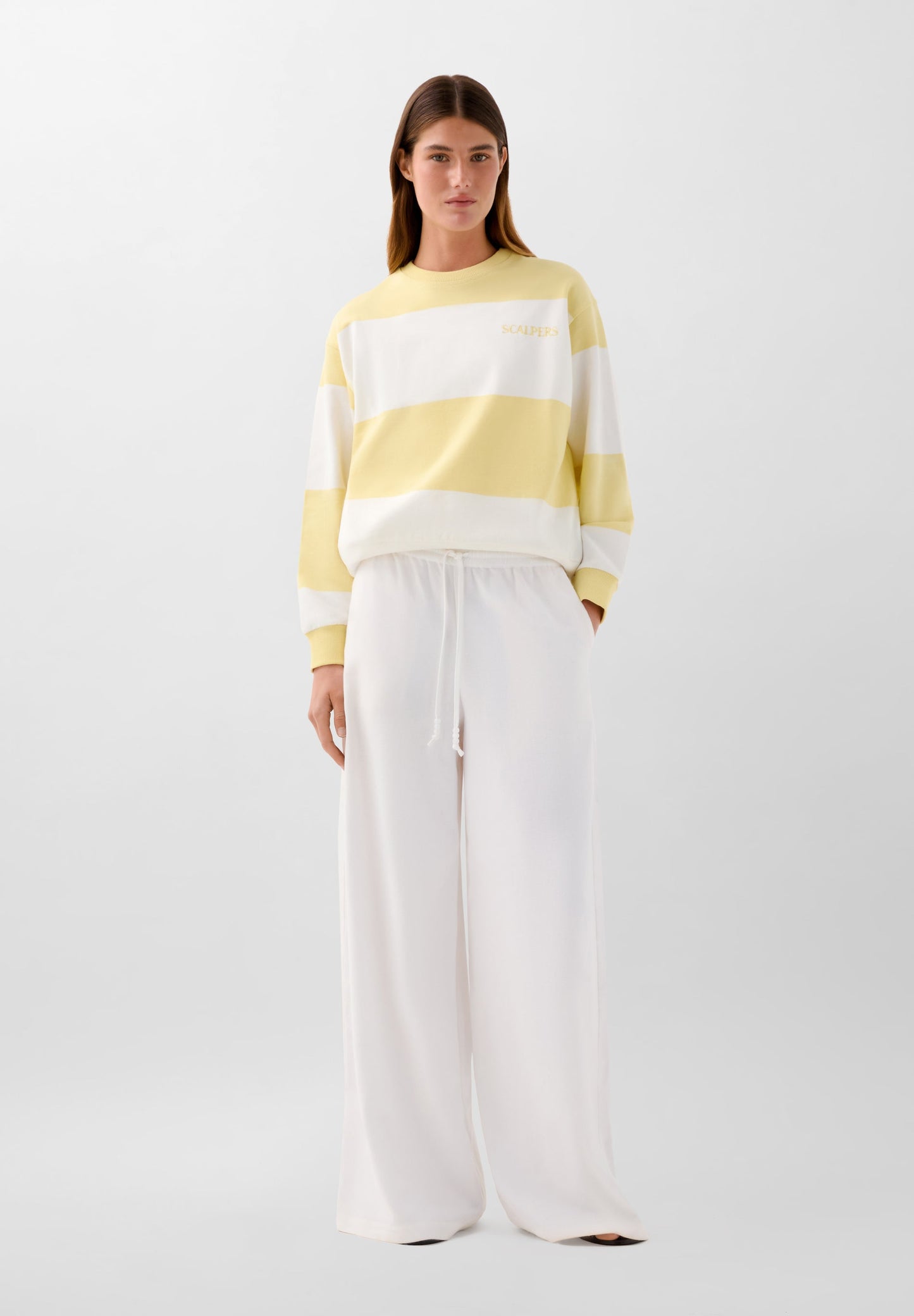 POLERÓN RAYAS LOGO BORDADO