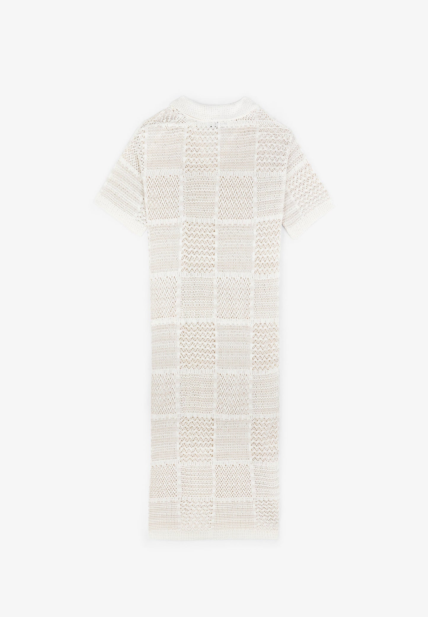 VESTIDO CROCHET MANGA CORTA