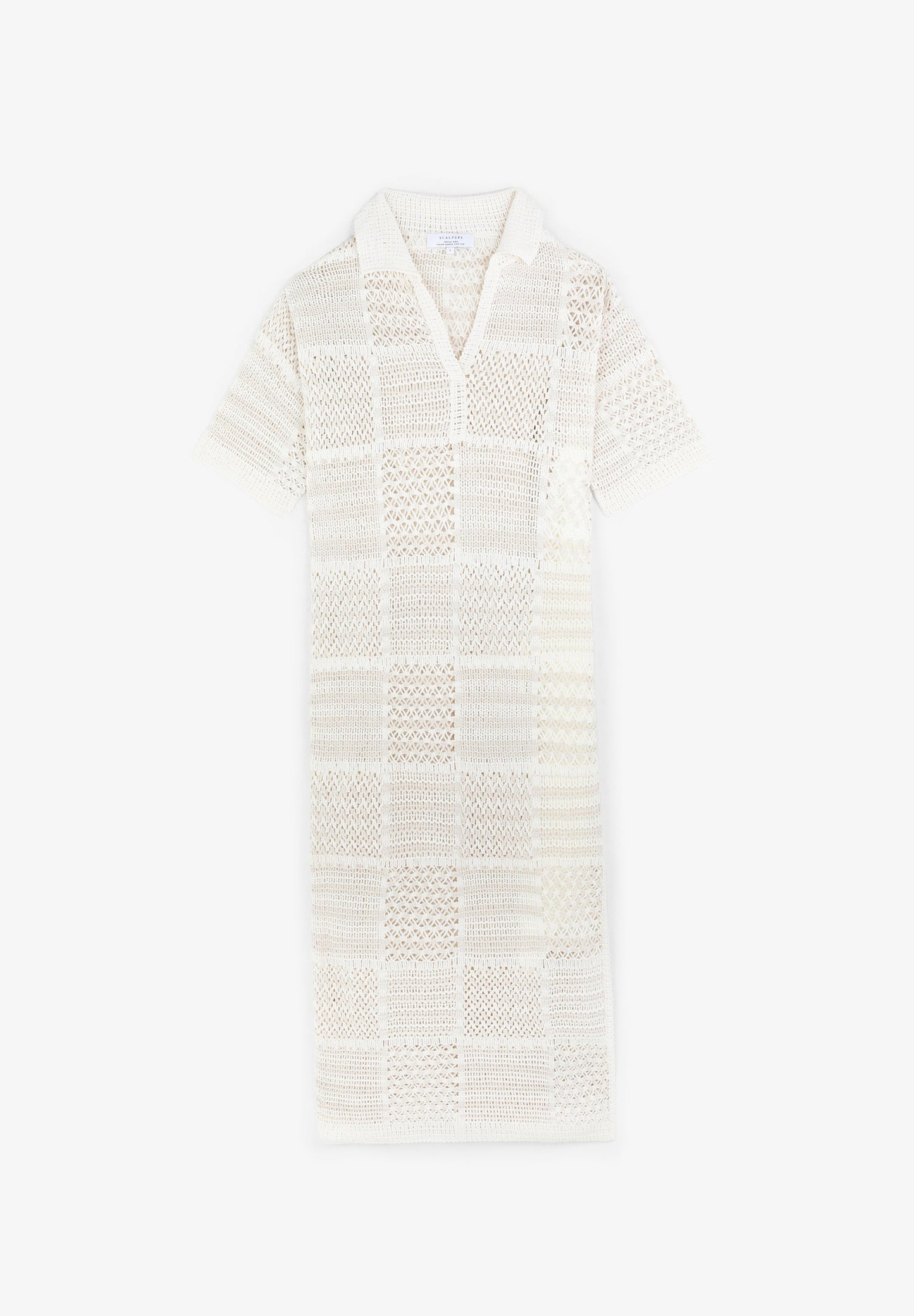 VESTIDO CROCHET MANGA CORTA