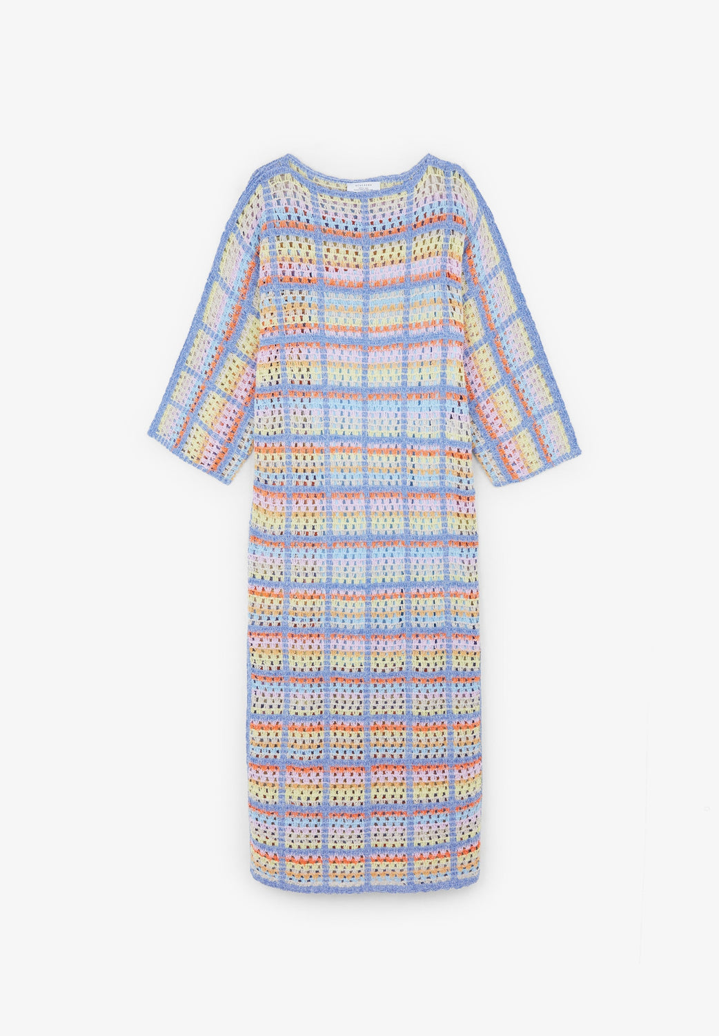 VESTIDO CUADROS CROCHET - Scalpers