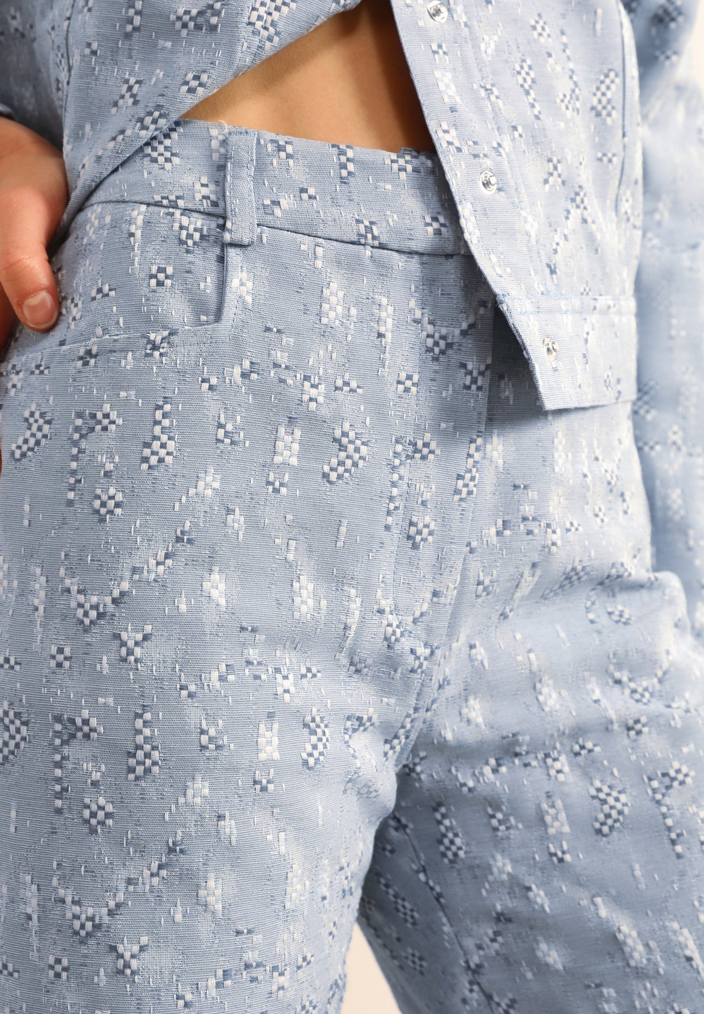 PANTALÓN FLARE JACQUARD