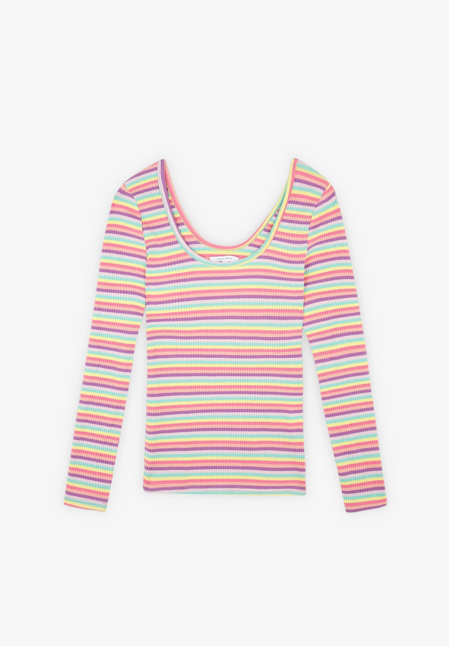 CAMISETA RAYAS MULTICOLOR - Scalpers