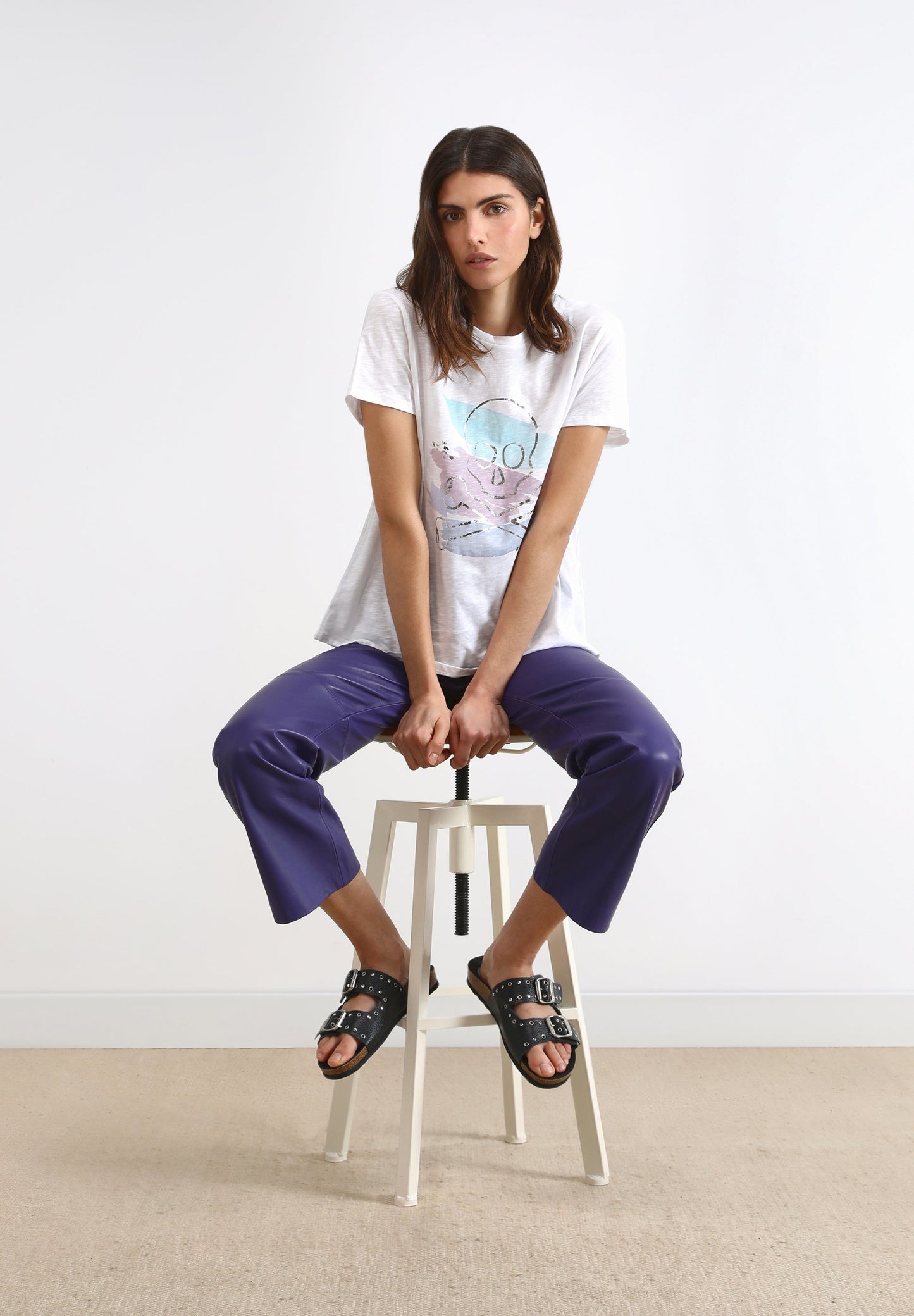 CAMISETA CALAVERA COLORES