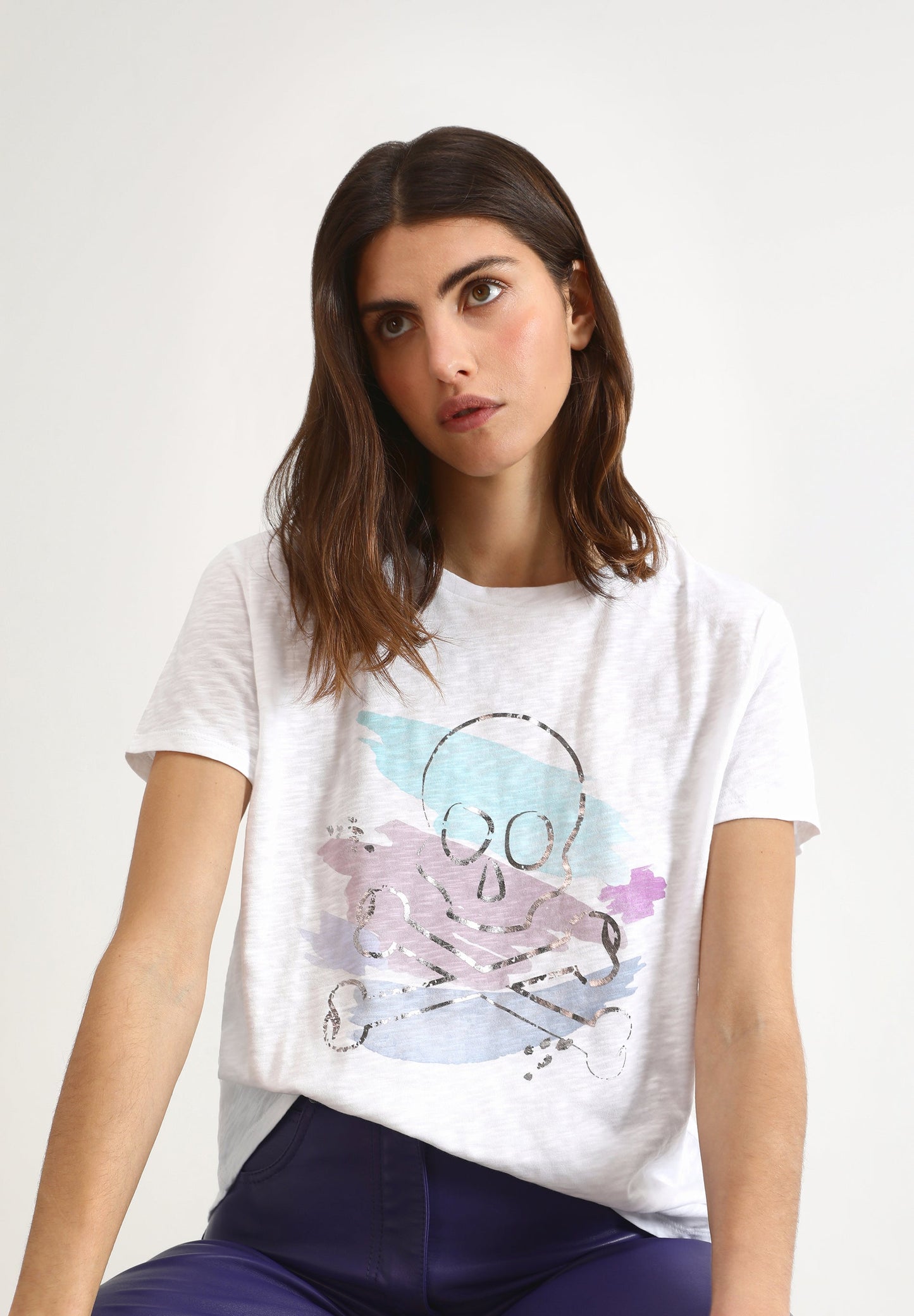 CAMISETA CALAVERA COLORES