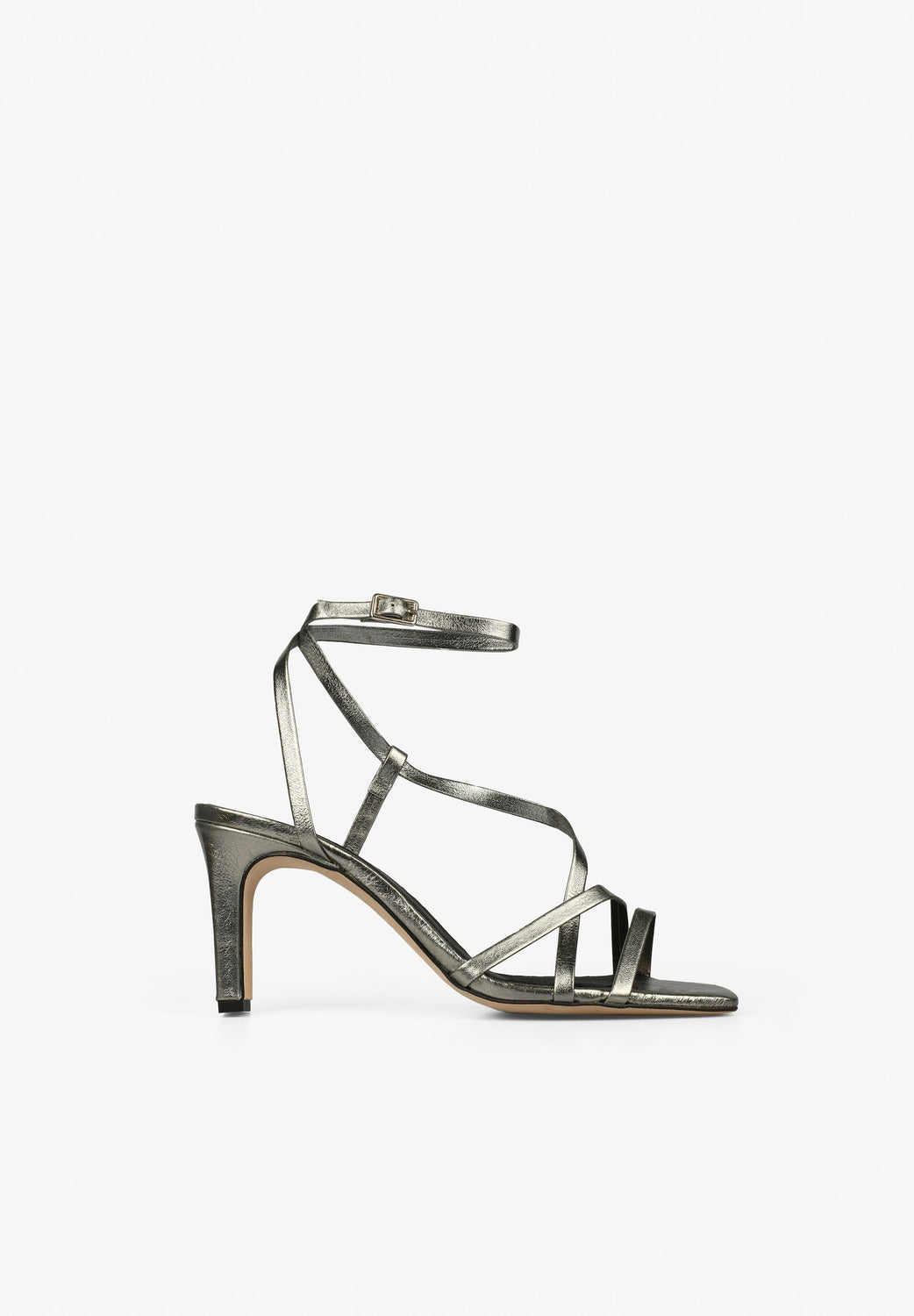SANDALIAS TACÓN METALIZADAS - Scalpers