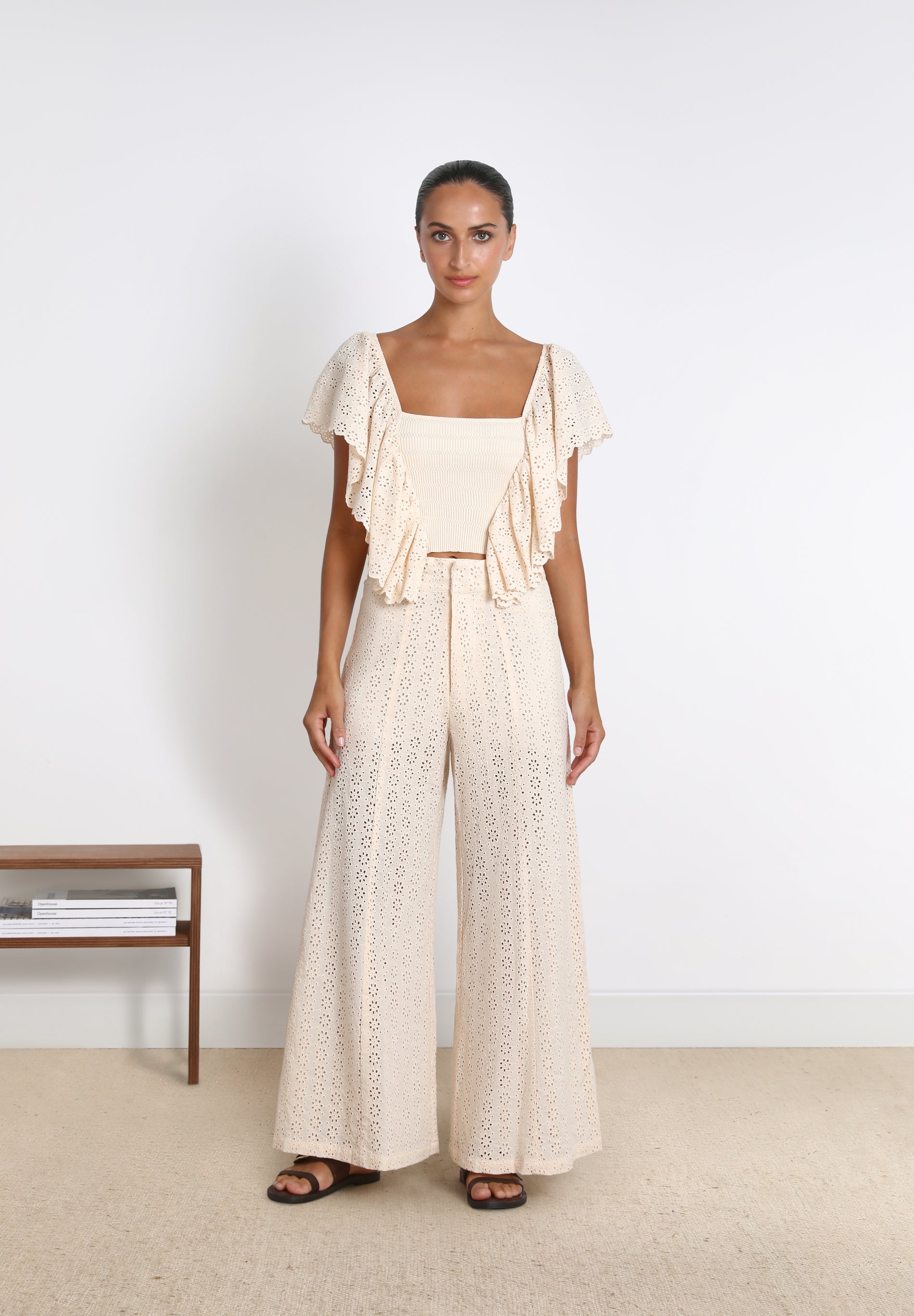 PANTALÓN CULOTTE BRODERIE