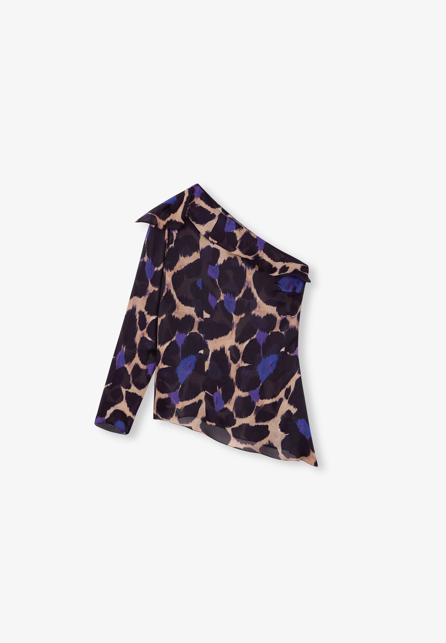 BLUSA ASIMÉTRICA ANIMAL PRINT