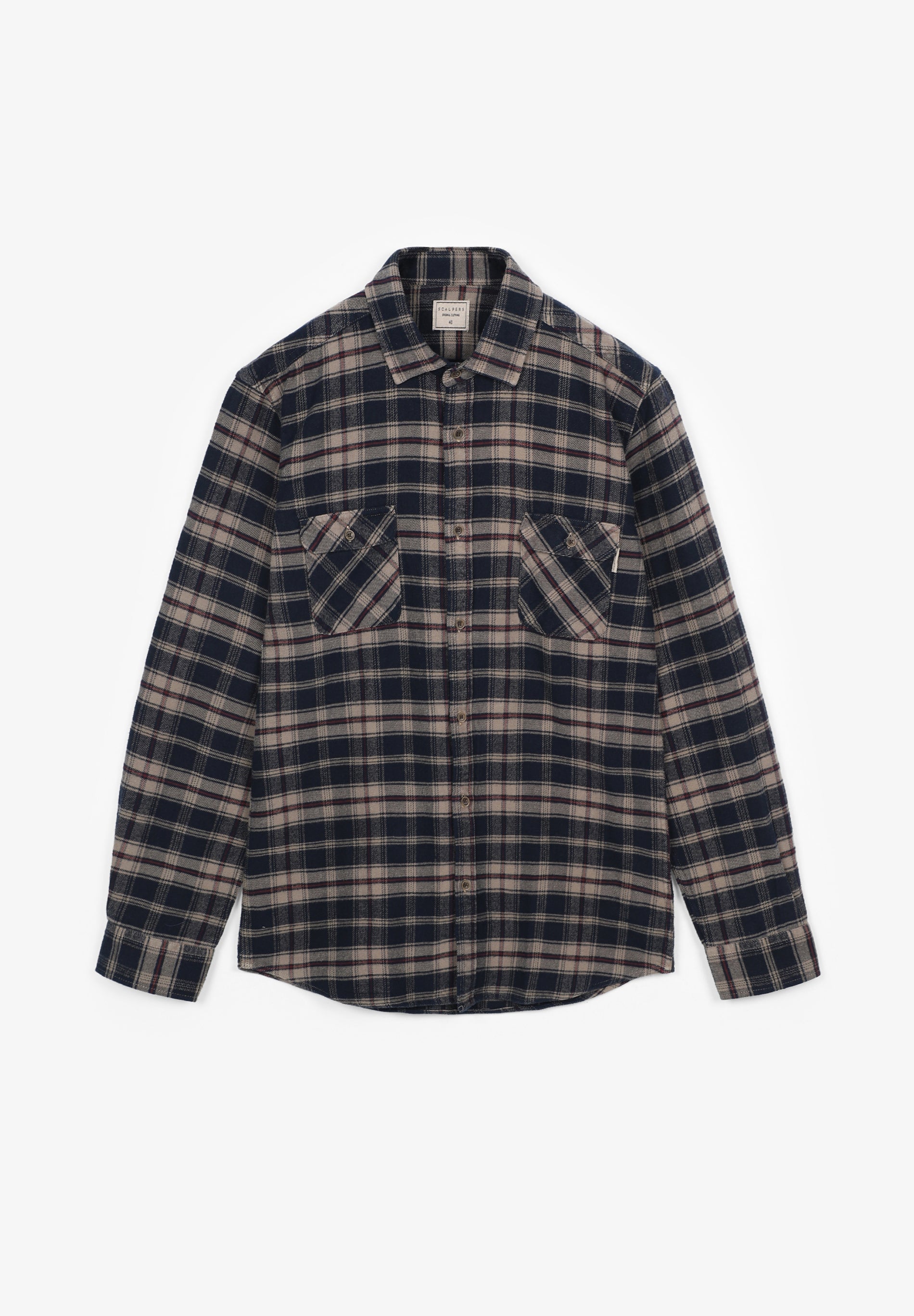 CAMISA CUADROS BOLSILLOS