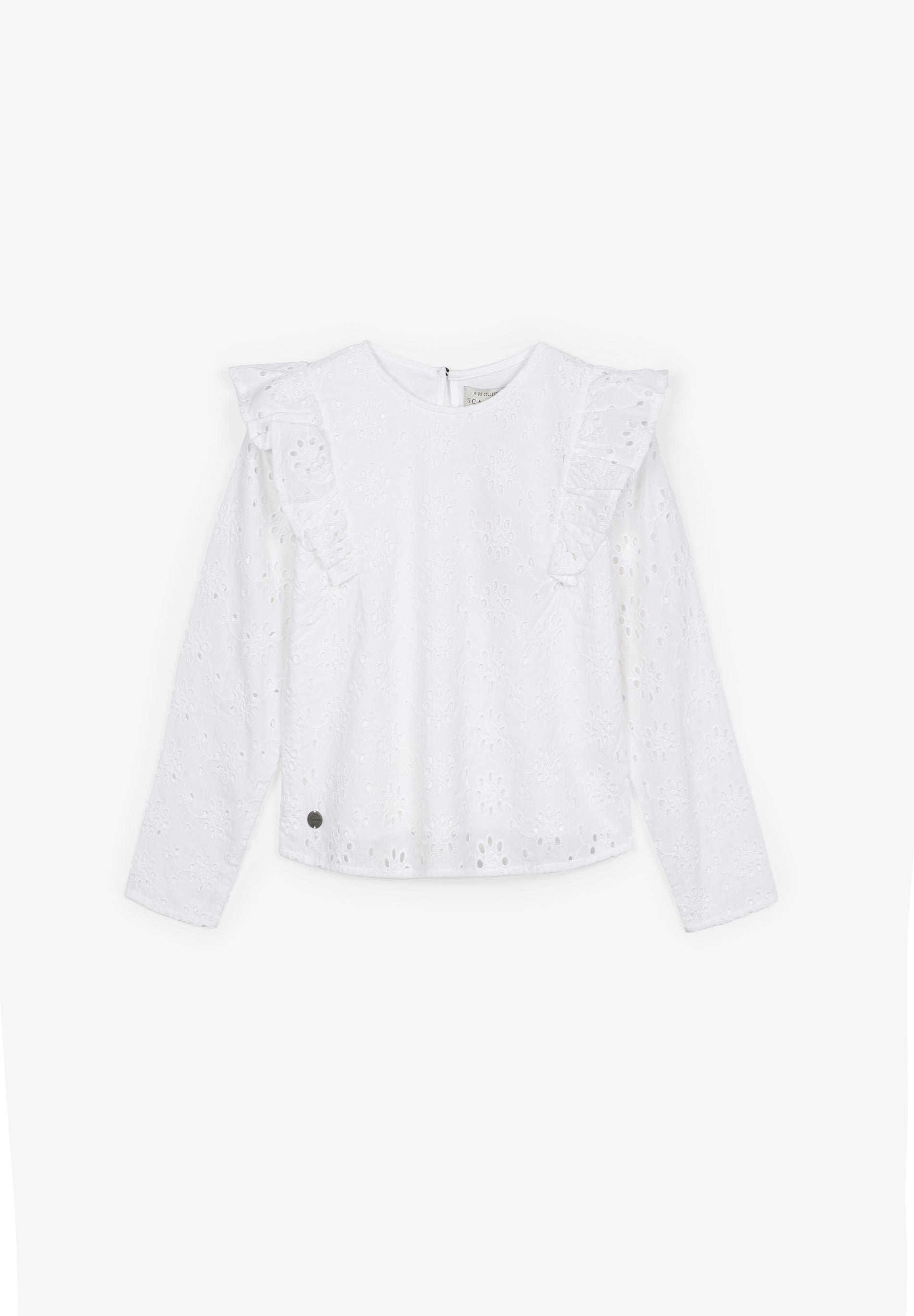 BLUSA CALADOS VOLANTE