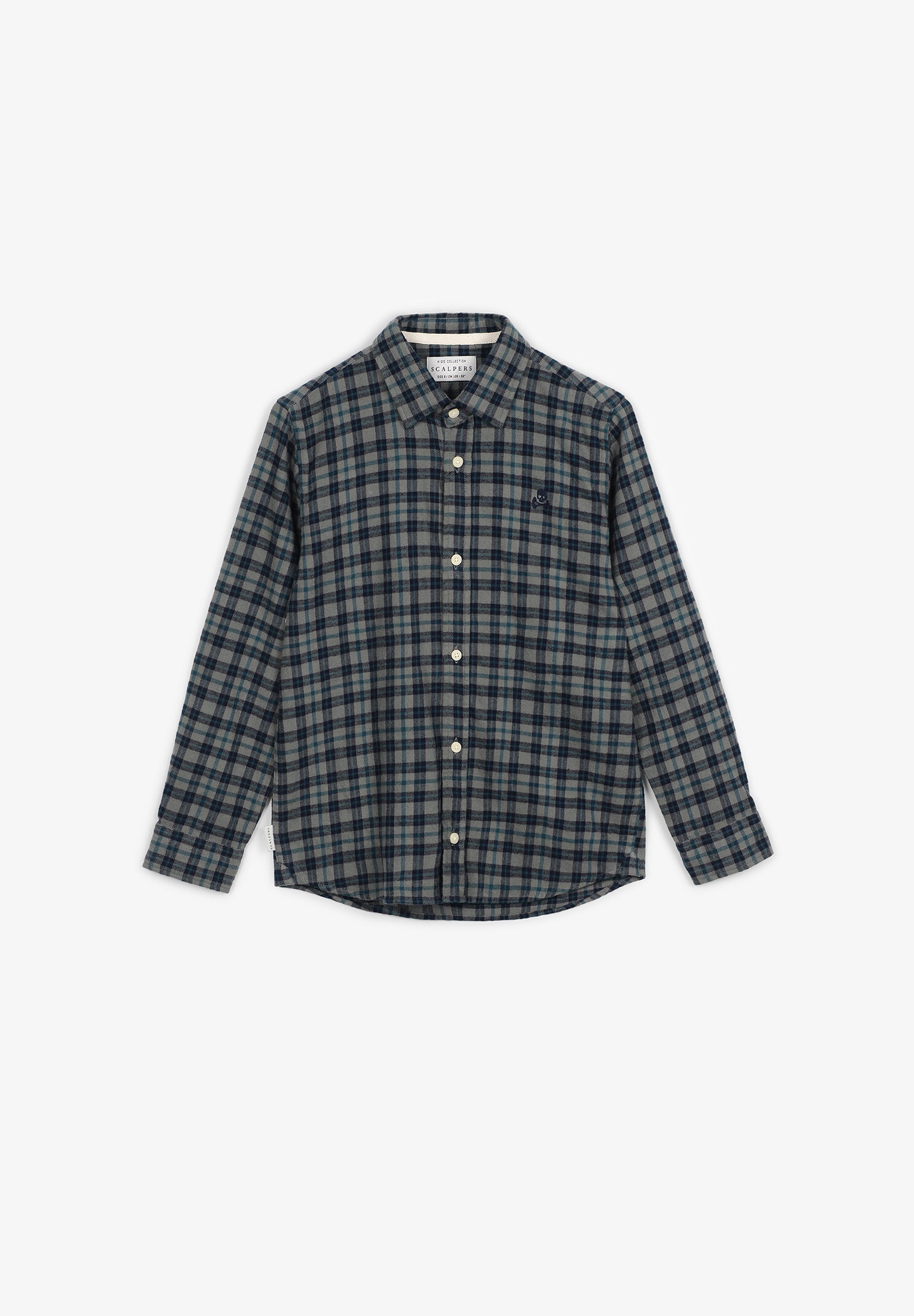 CAMISA CUADROS CALAVERA