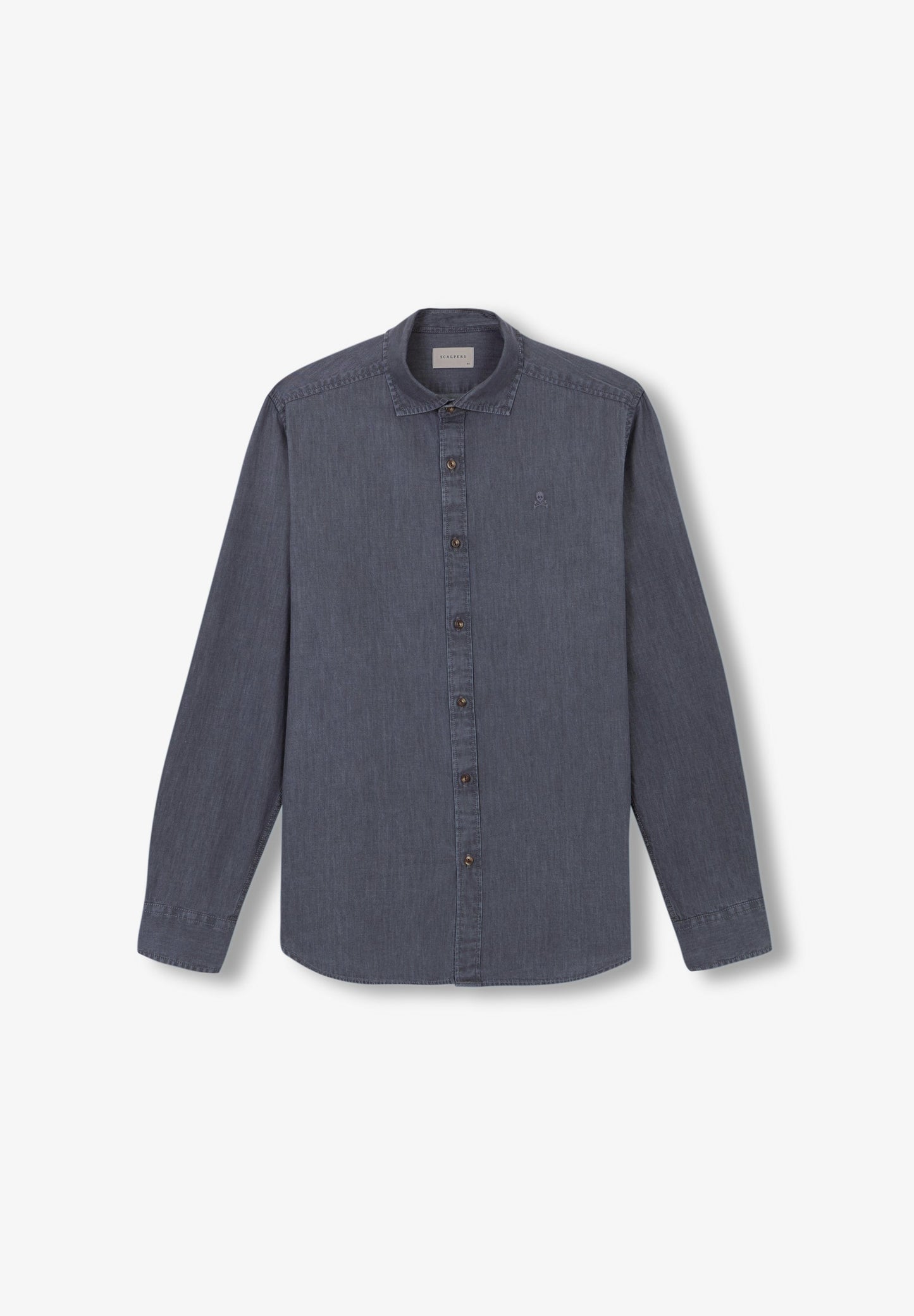 CAMISA DENIM CALAVERA TONO