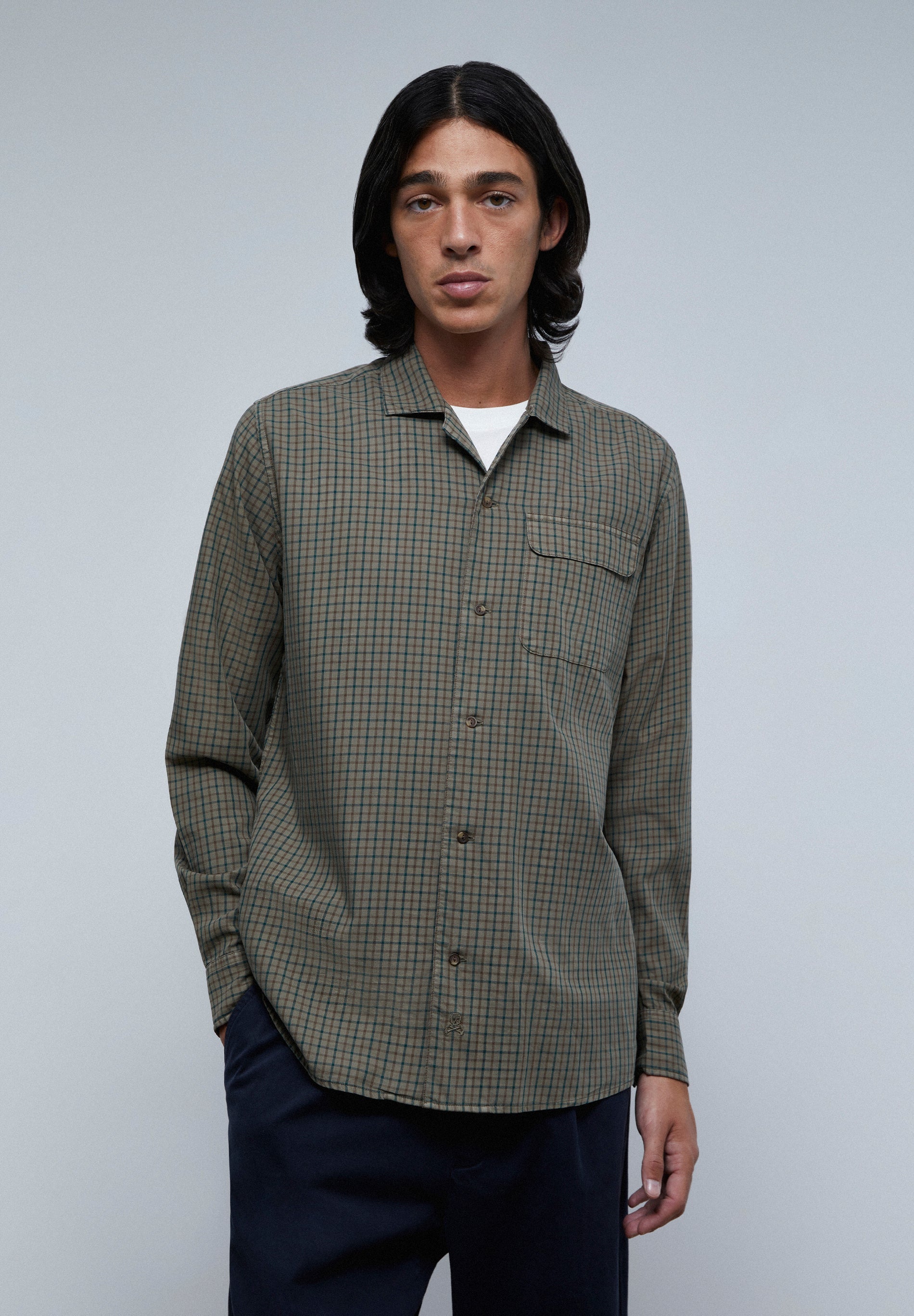 CAMISA PIJAMERA CUADROS