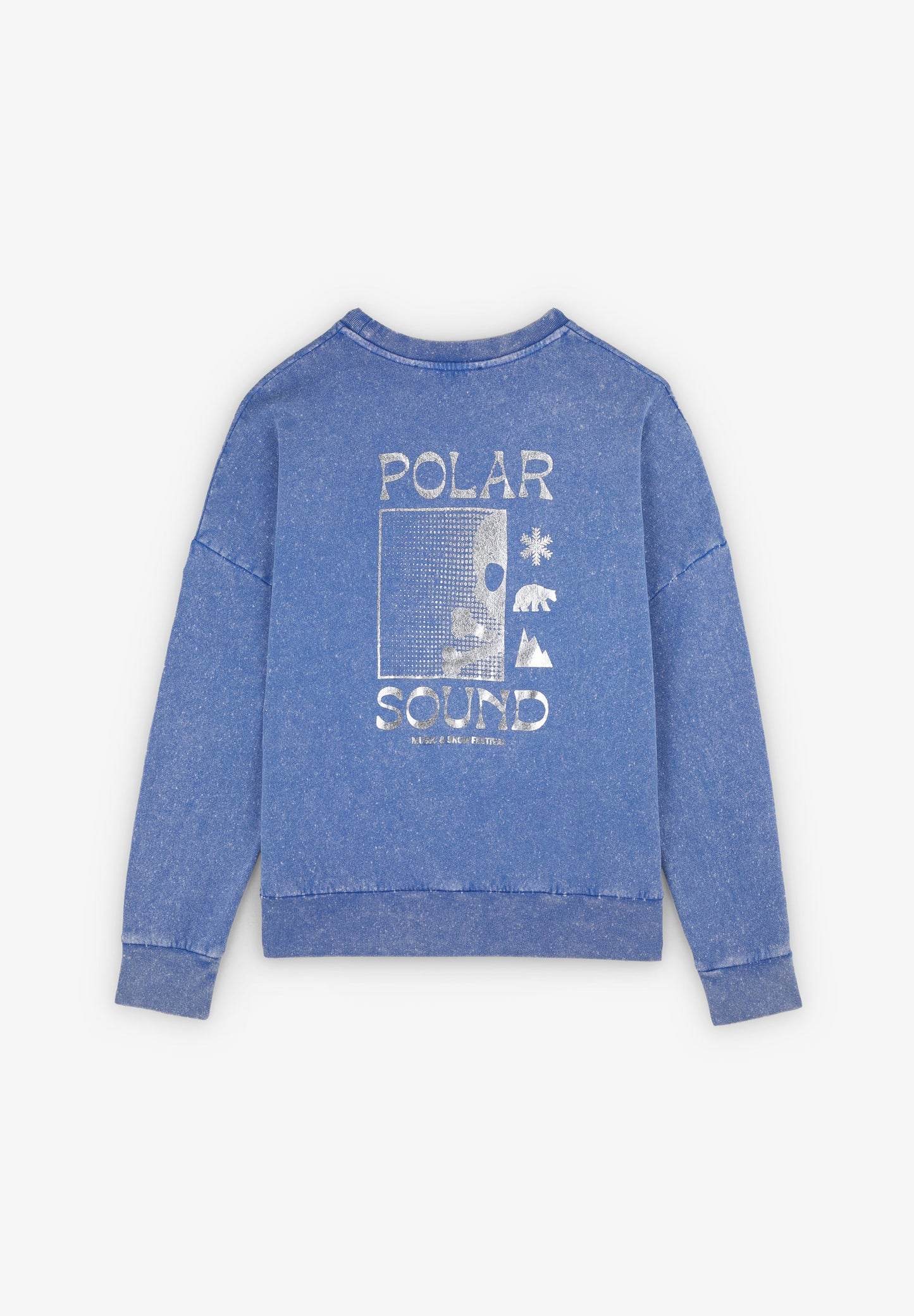 SUDADERA LAVADA CALAVERA POLAR SOUND