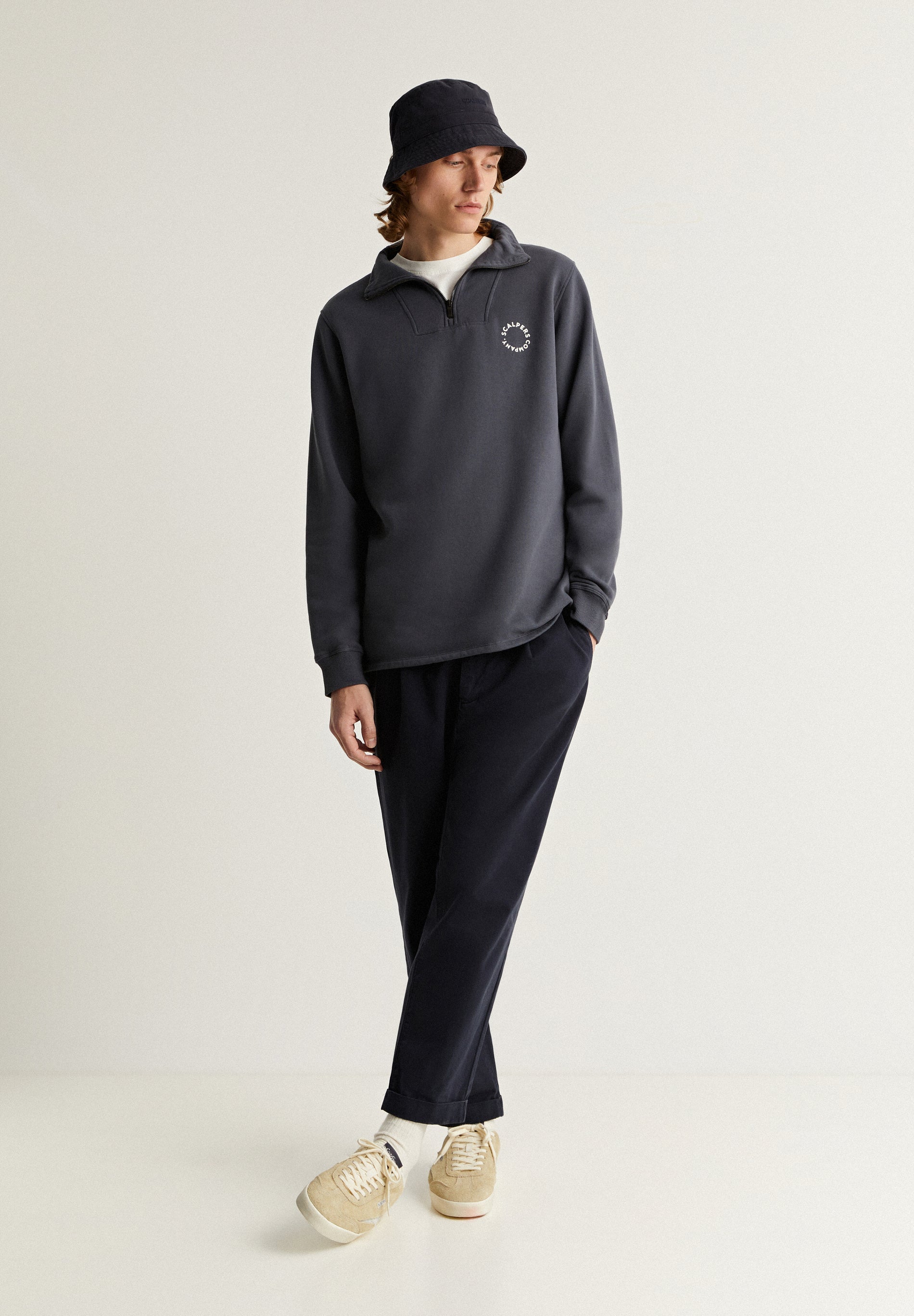 SUDADERA CREMALLERA CUELLO