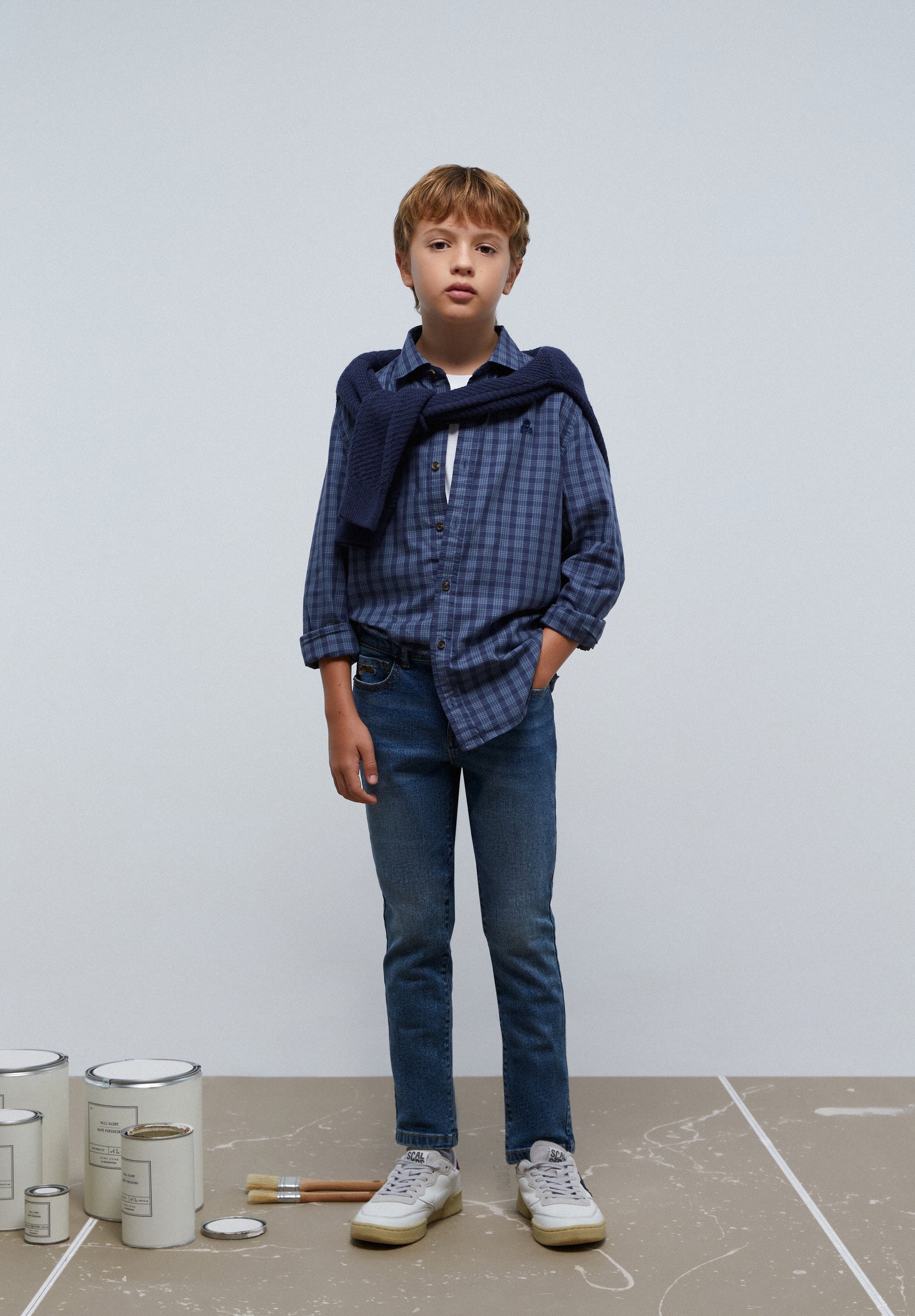 CAMISA CUADROS CALAVERA TONO