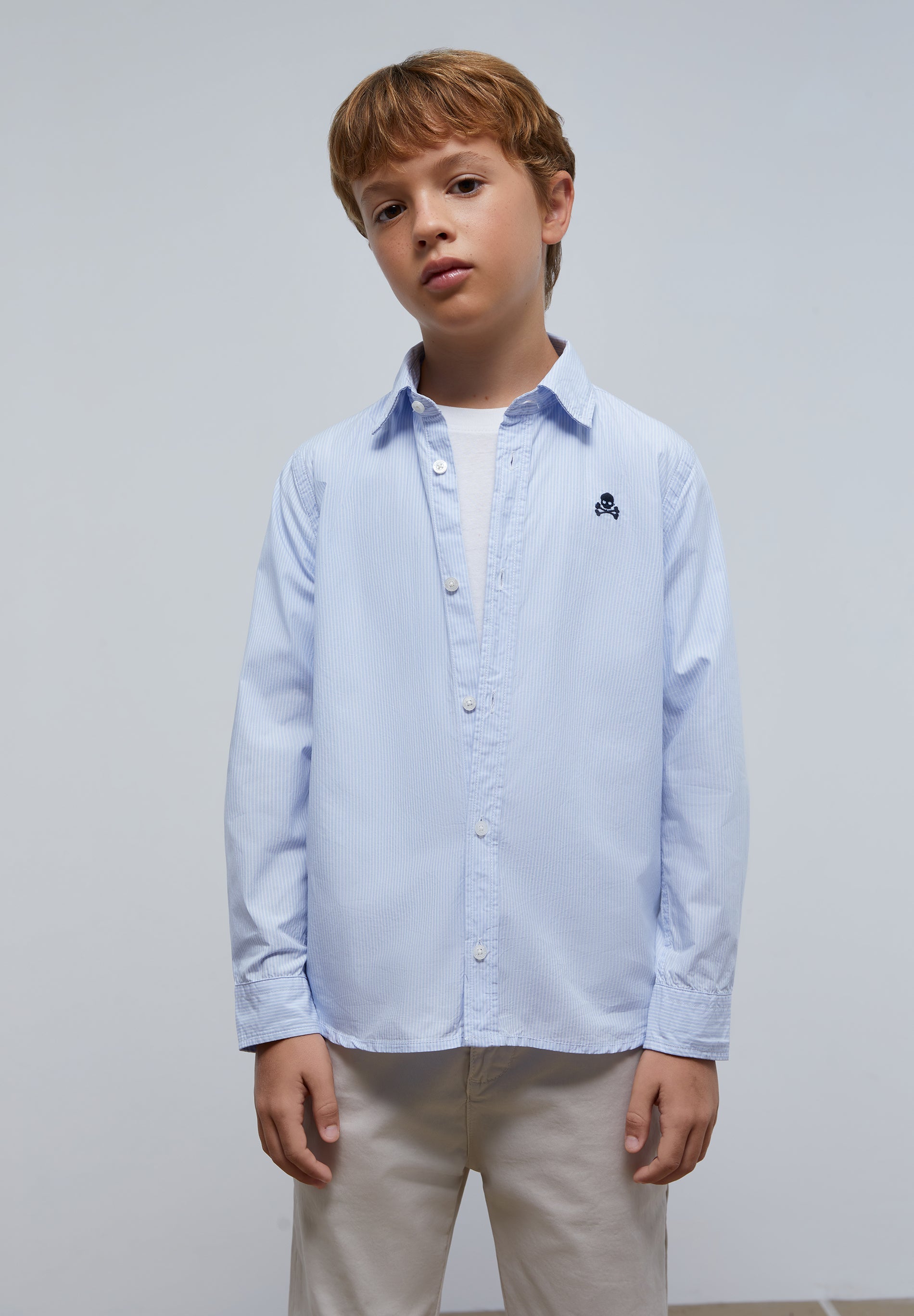 CAMISA CALAVERA CONTRASTE