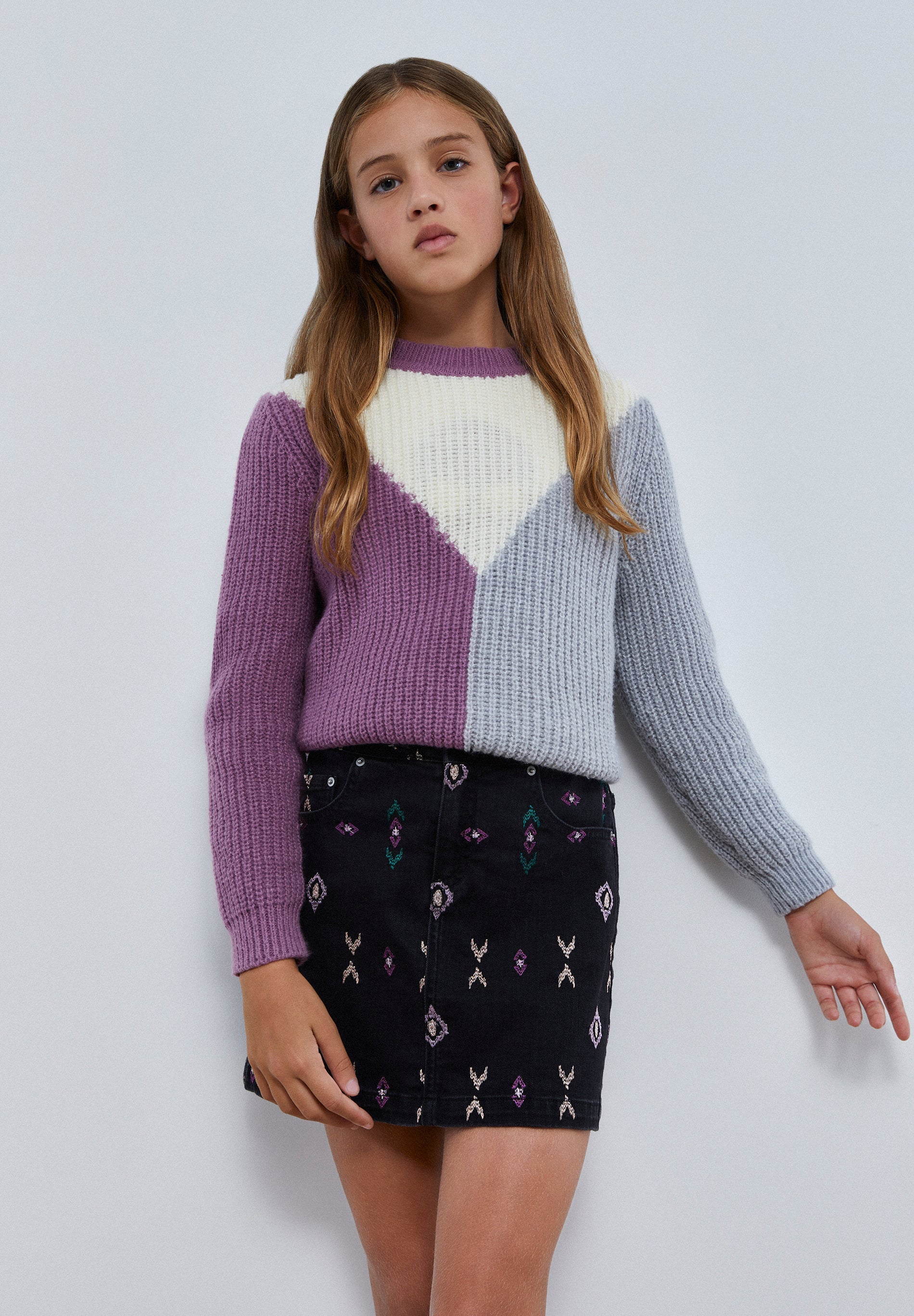 FALDA BORDADOS ÉTNICOS