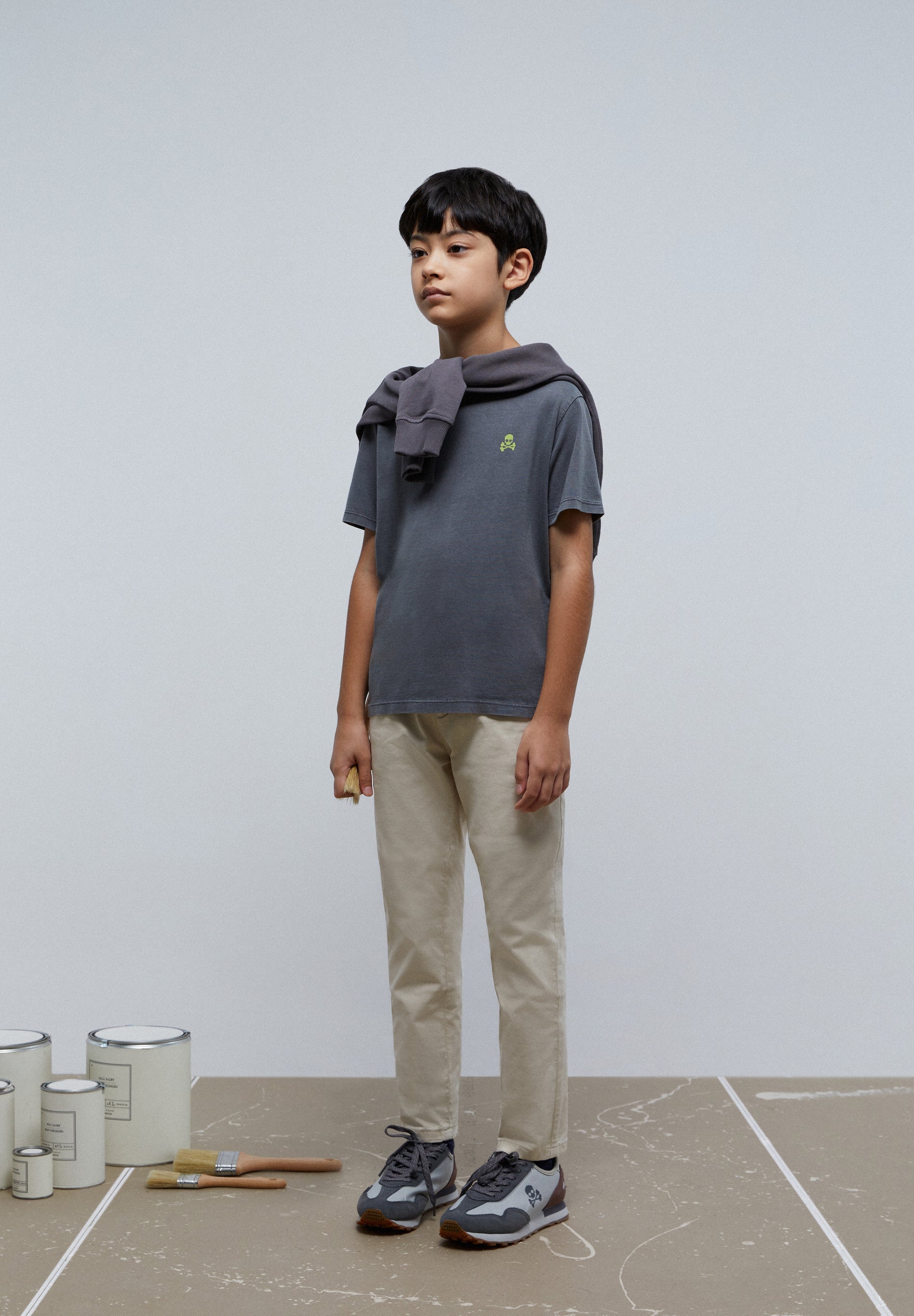 CAMISTA LAVADA CALAVERA FLUOR