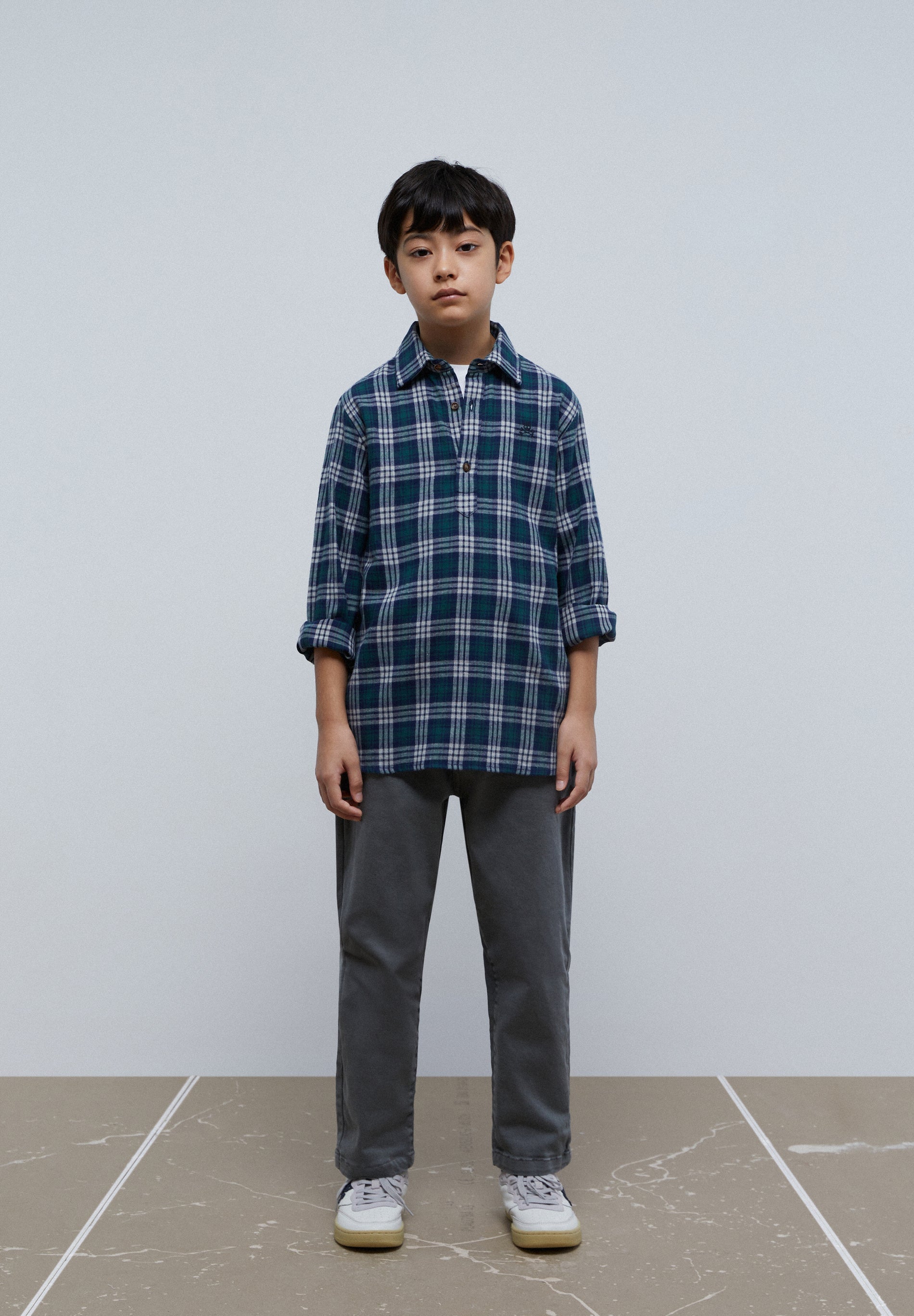POLERA CUADROS TARTÁN