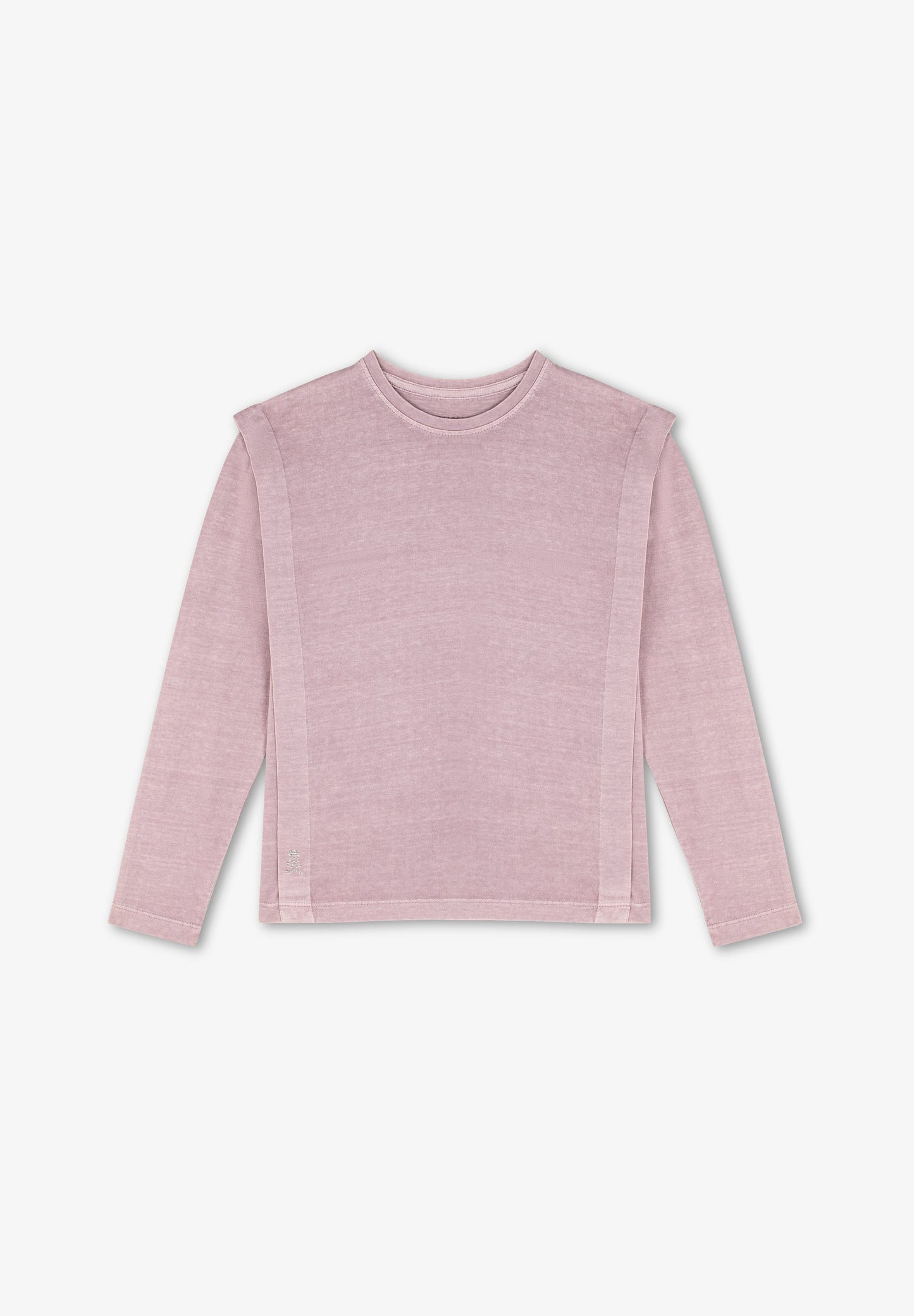 CAMISETA MANGA LARGA PLIEGUES