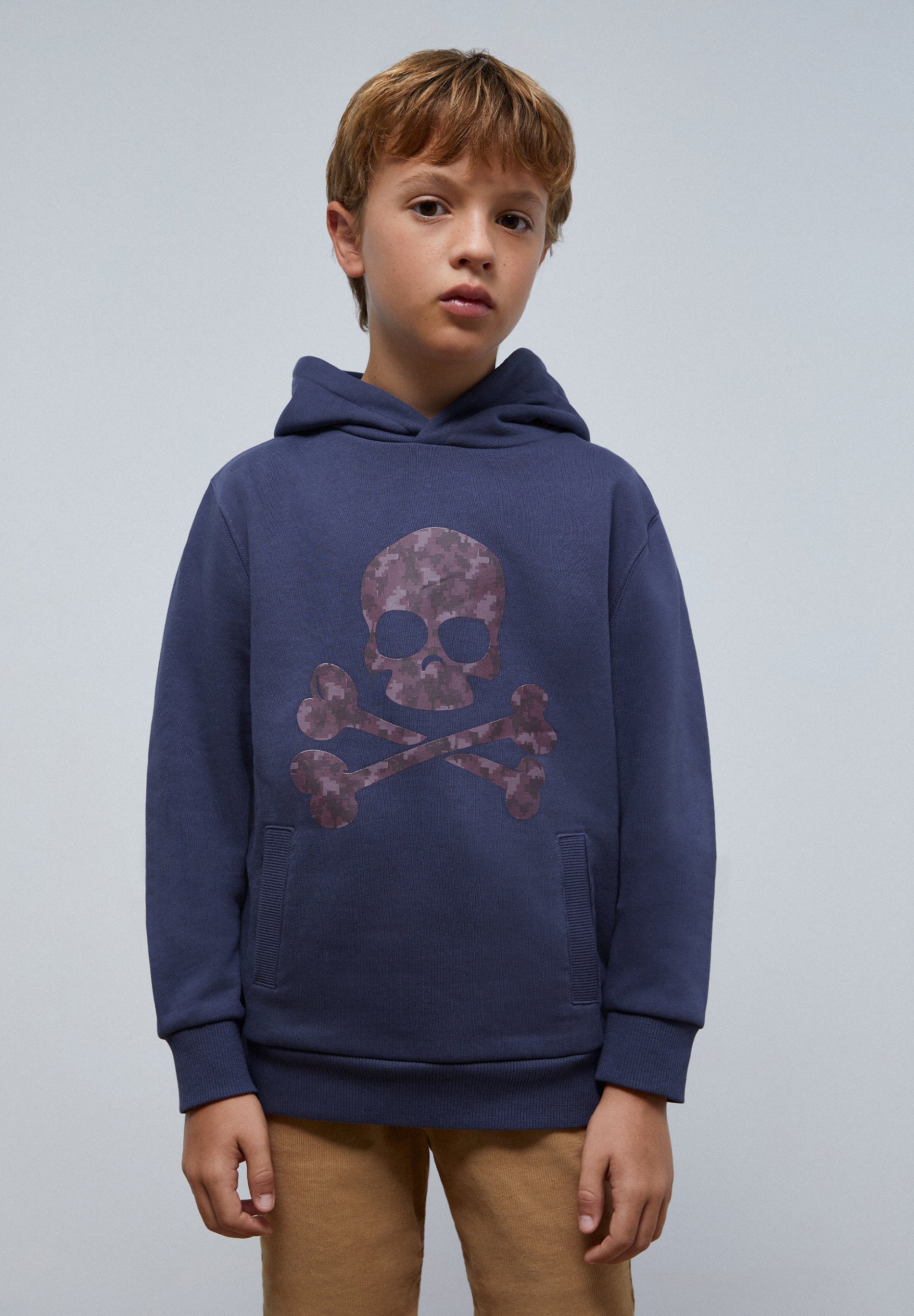 SUDADERA CAPUCHA PRINT CALAVERA