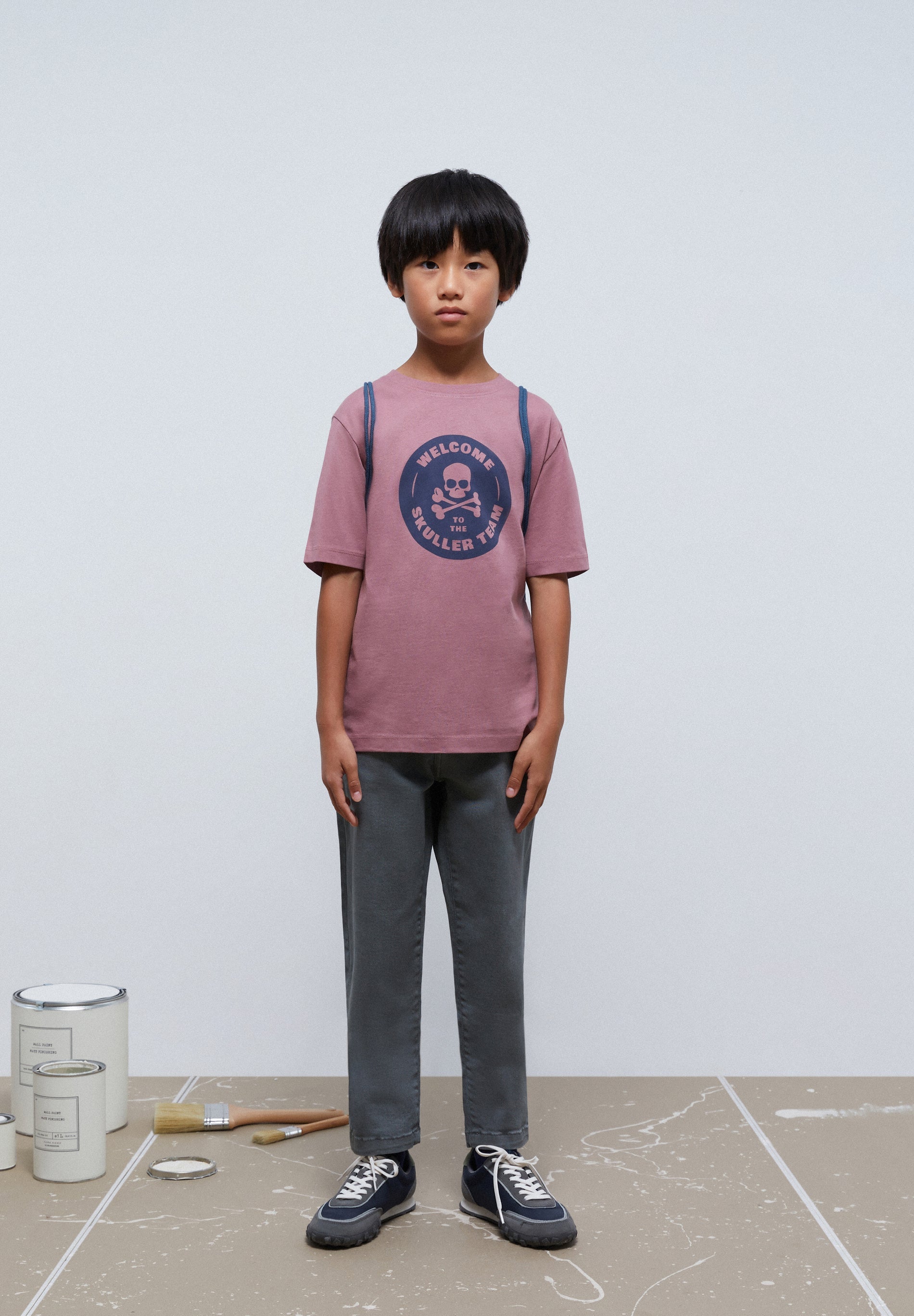 CAMISETA LAVADA PRINT CIRCULAR