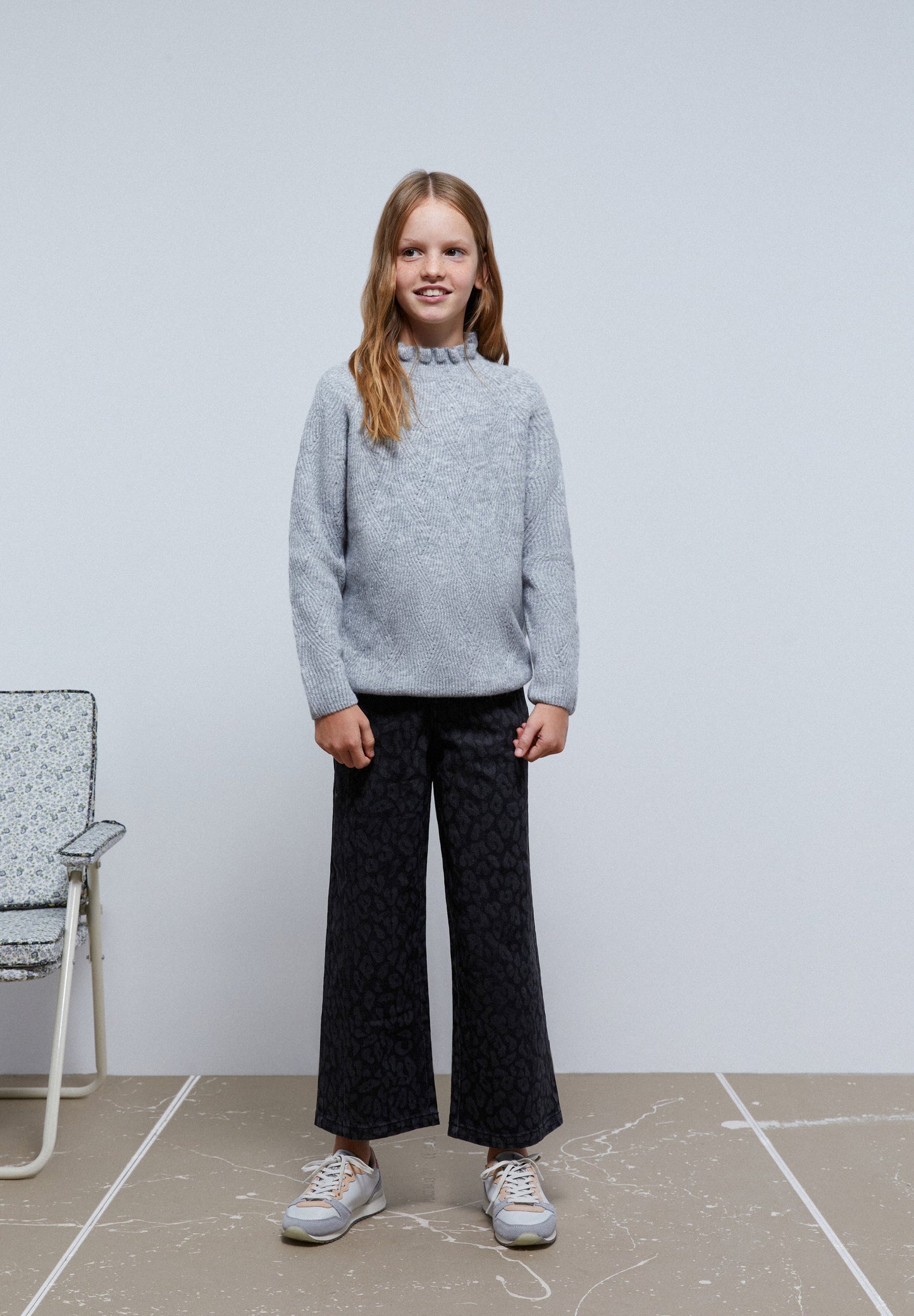 JEANS CULOTTE ANIMAL PRINT
