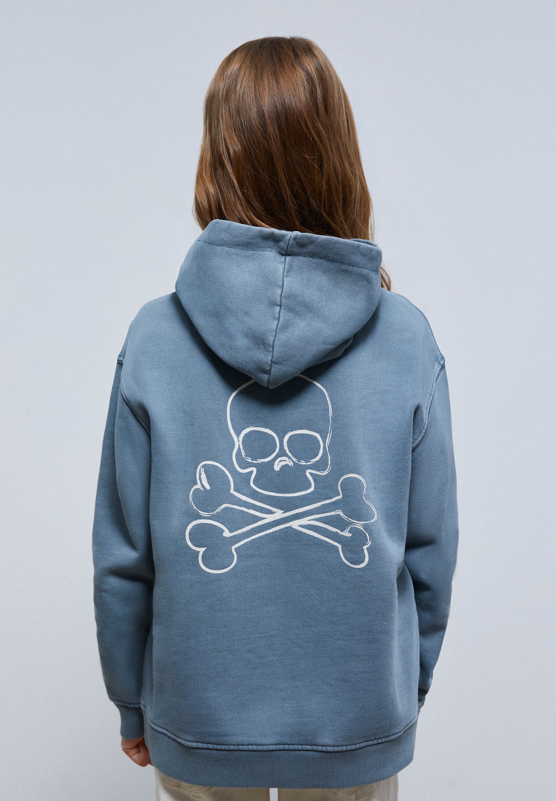 SUDADERA CALAVERA TRASERA GLITTER