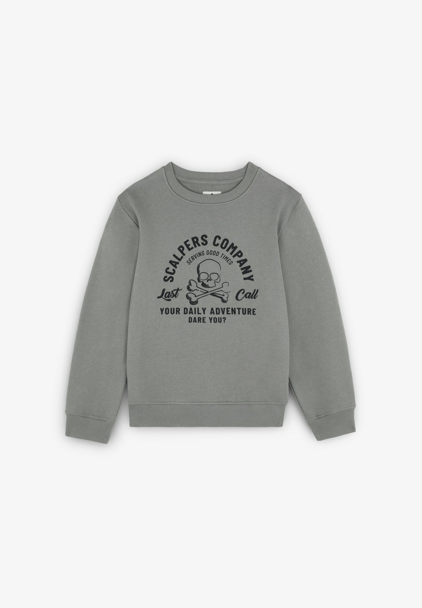 SUDADERA PRINT Y BORDADOS