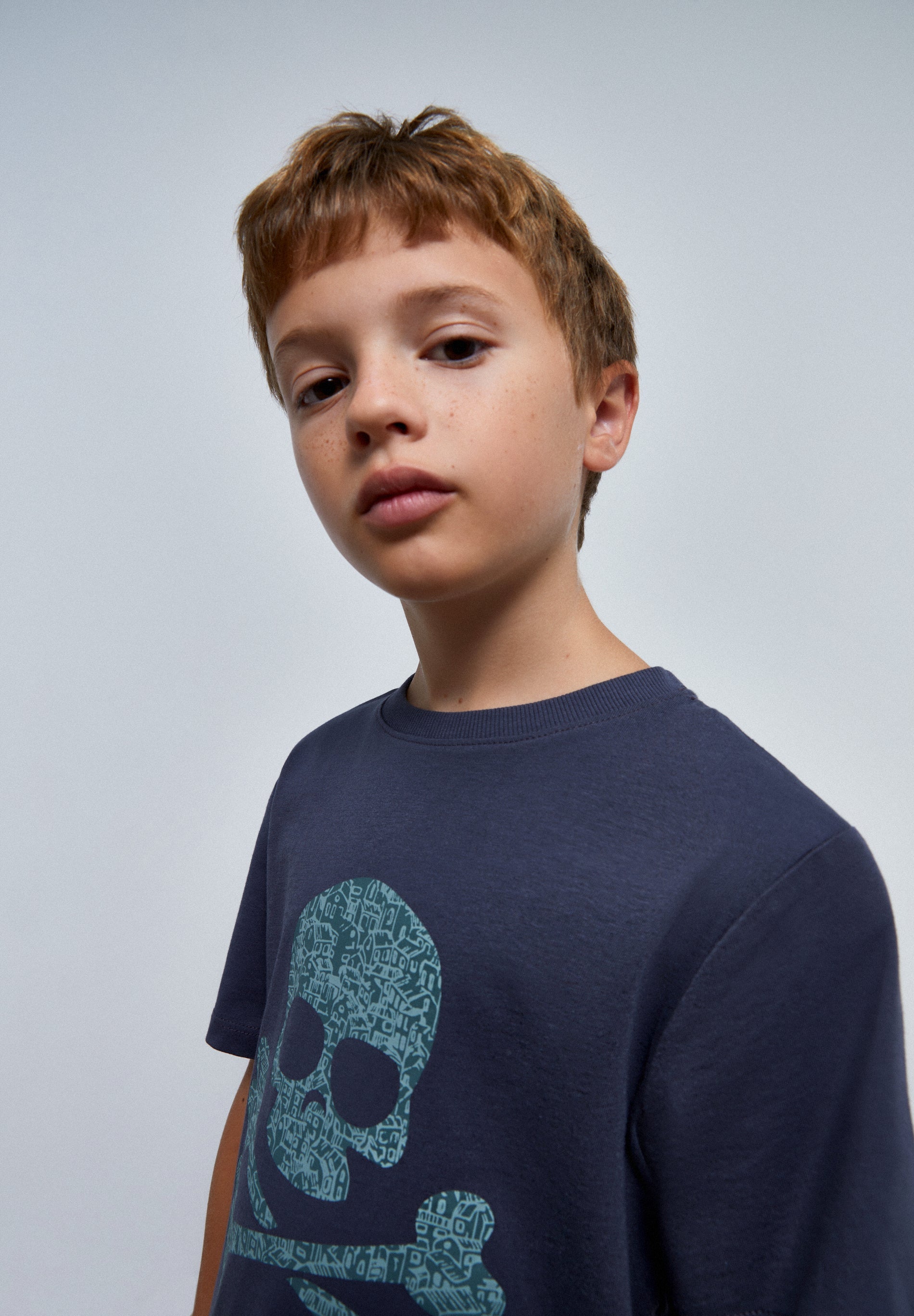 CAMISETA CALAVERA ESTAMPADO