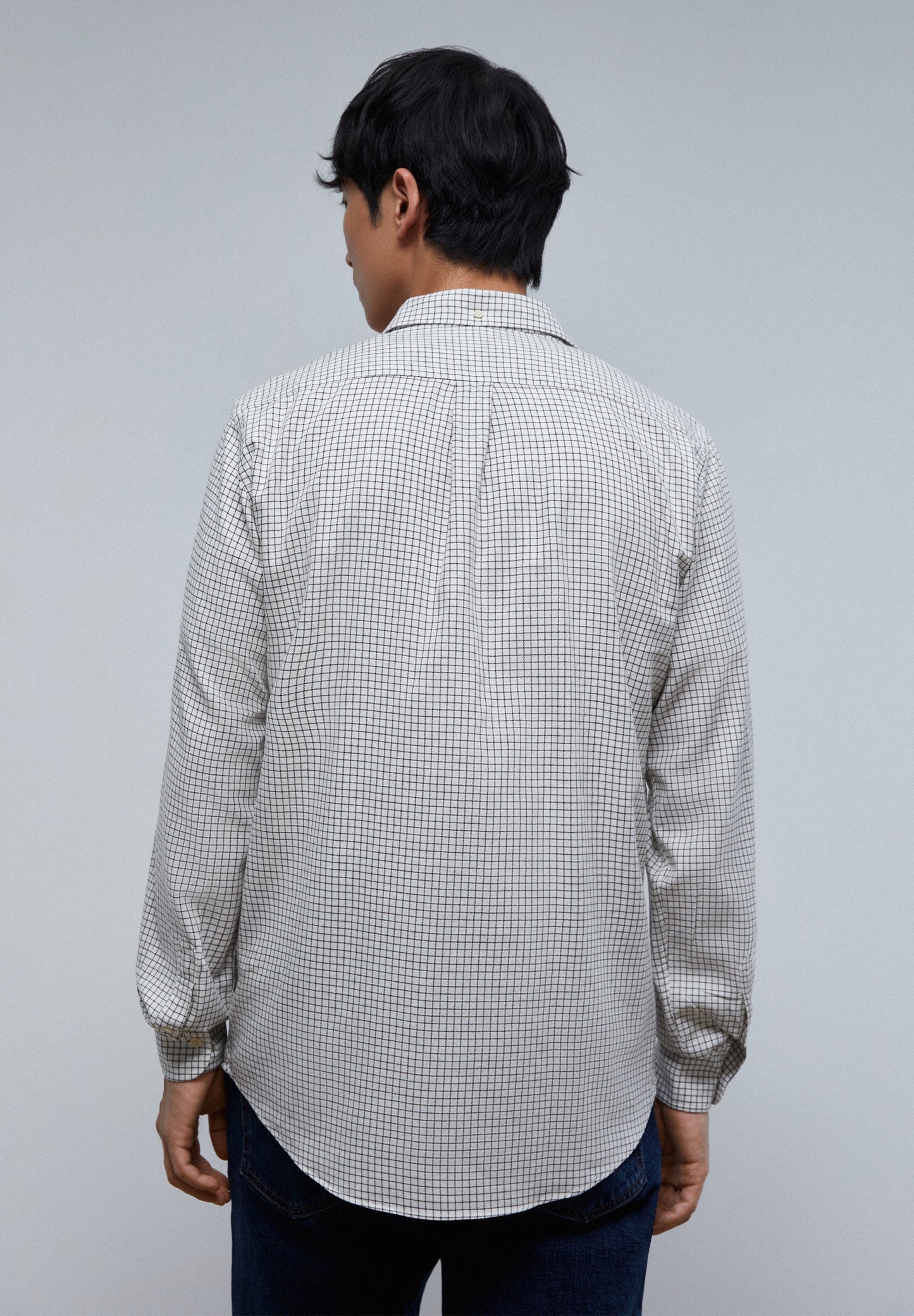 CAMISA CUADROS CALAVERA CONTRASTE