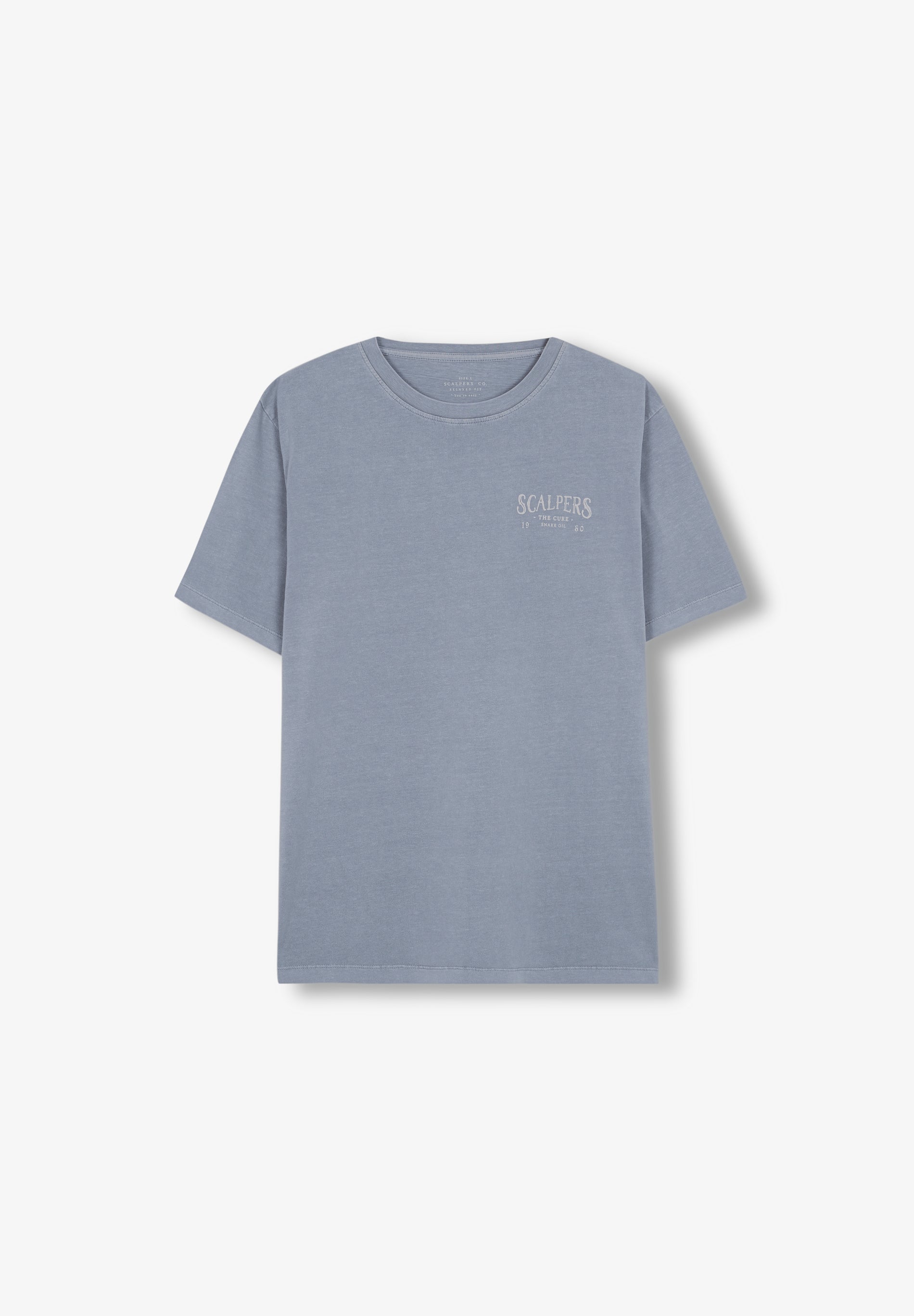 CAMISETA LAVADA PRINT TRASERO