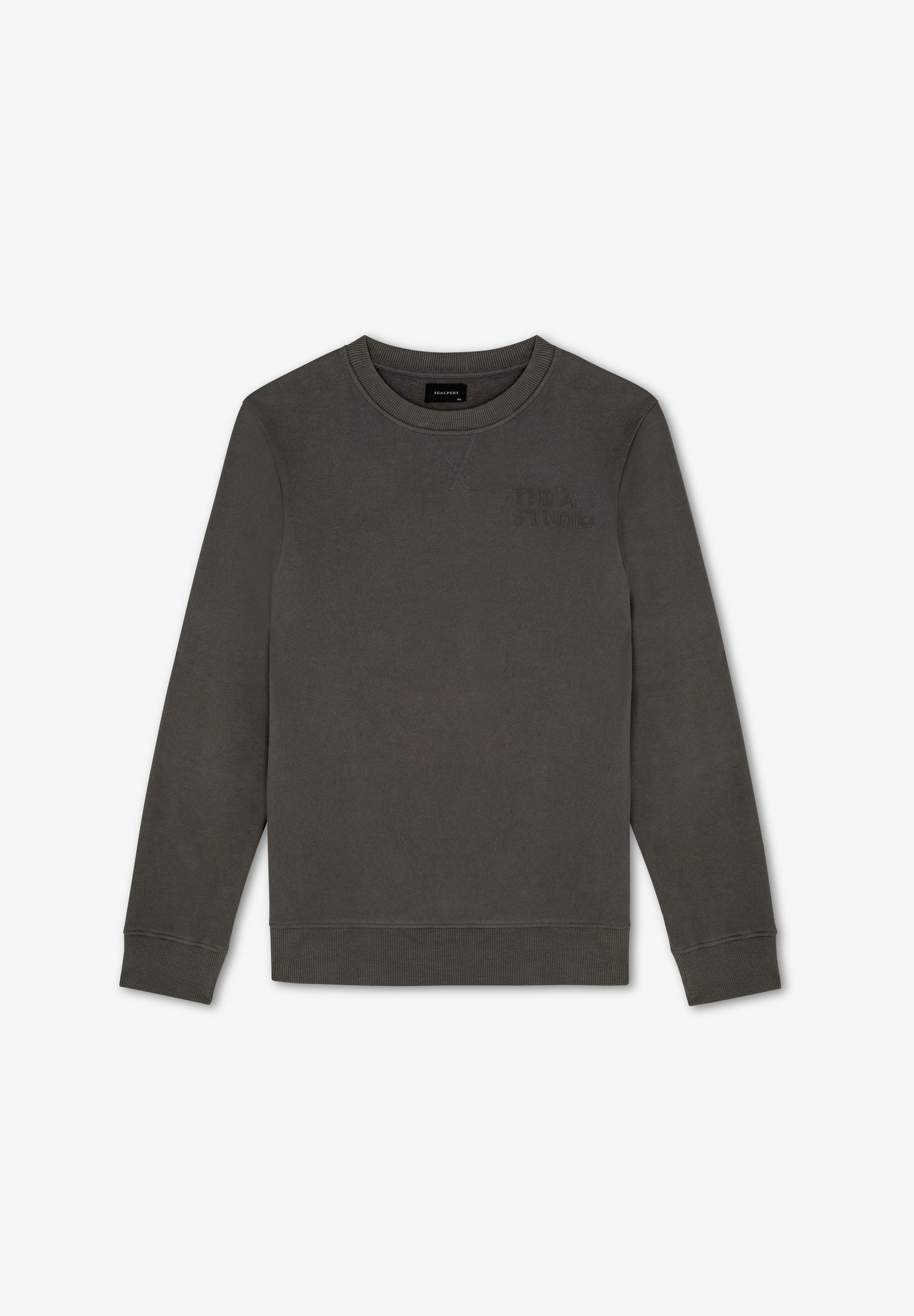 SUDADERA LOGO FLOCADO