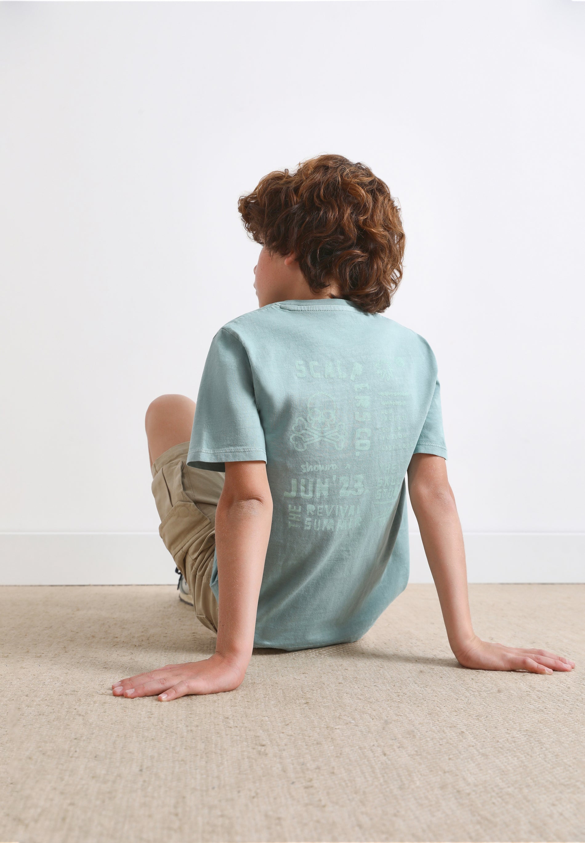 CAMISETA LAVADA PRINT TRASERO