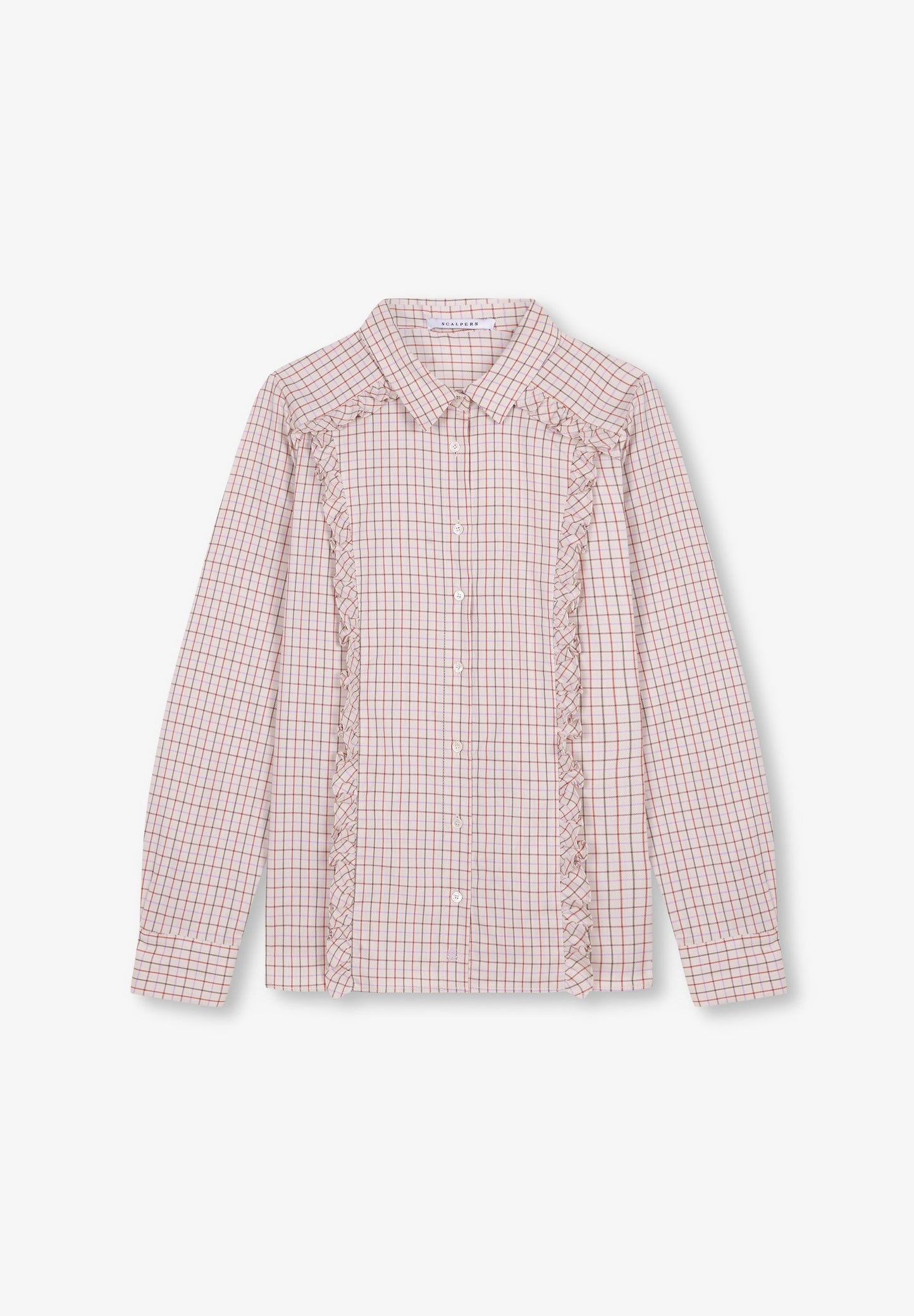 CAMISA CUADROS VOLANTE