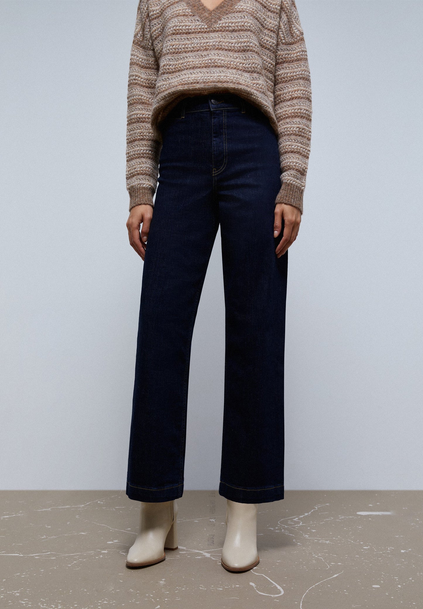 JEANS CULOTTE HIGH RISE