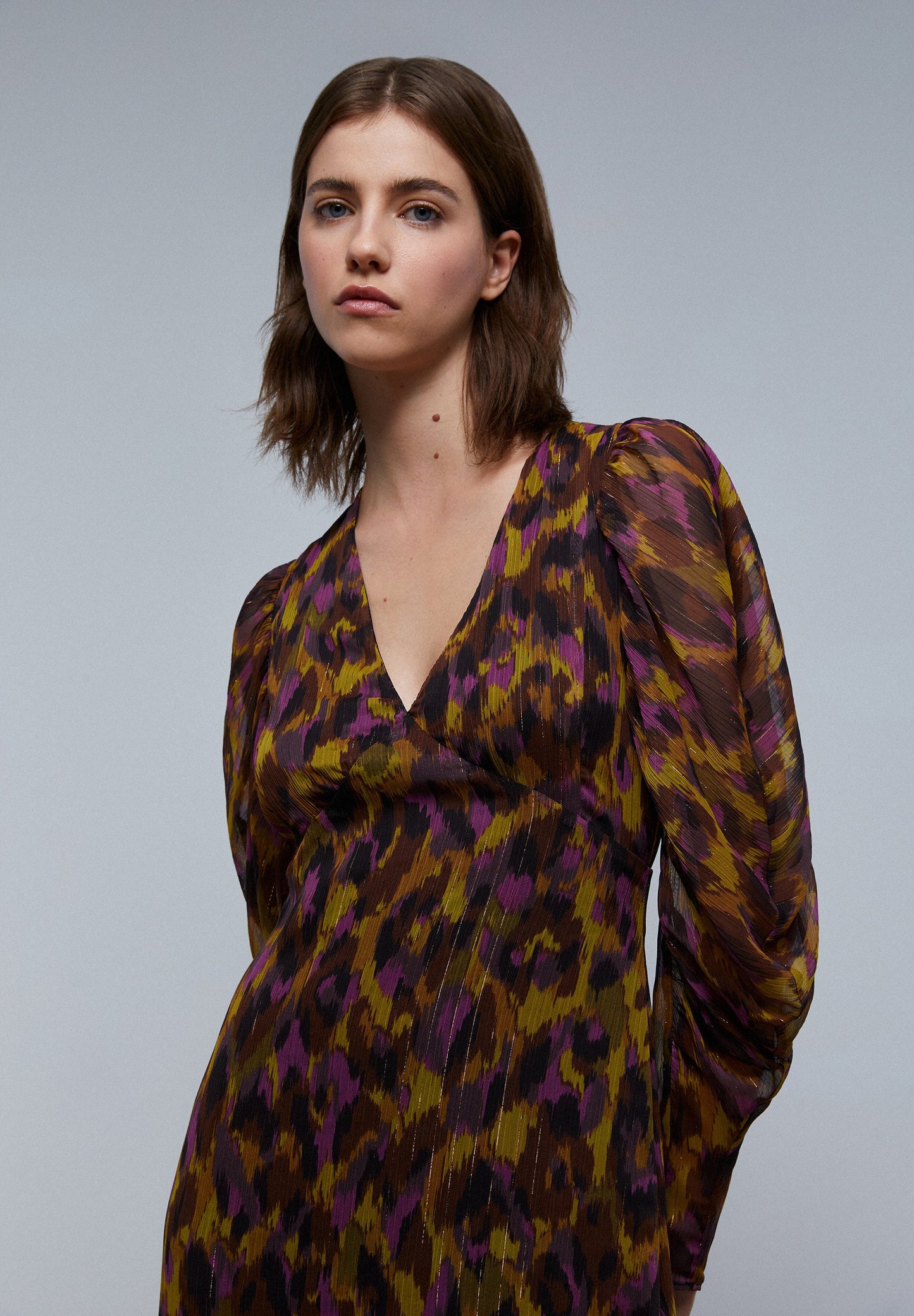 VESTIDO MIDI PRINT