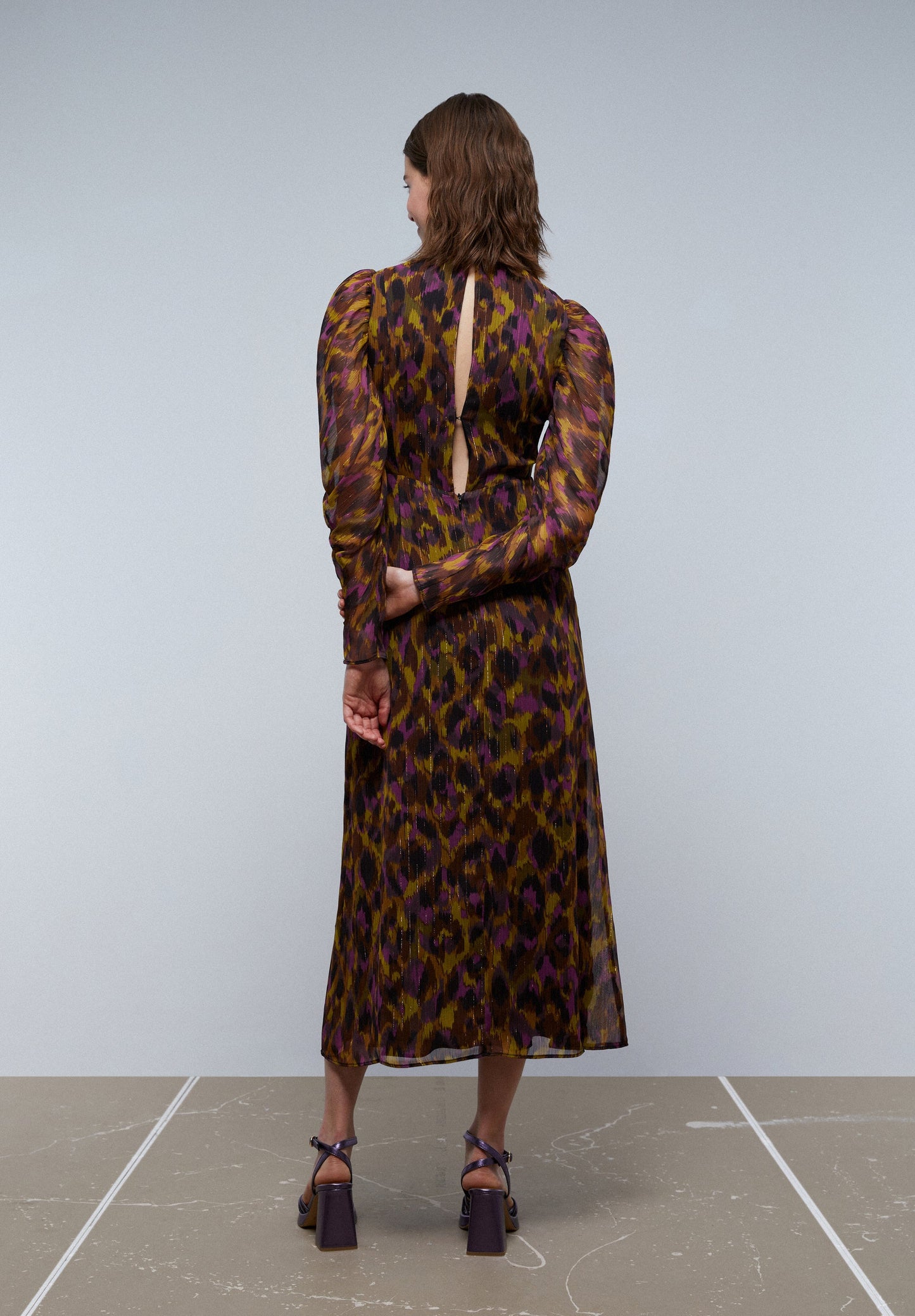 VESTIDO MIDI PRINT