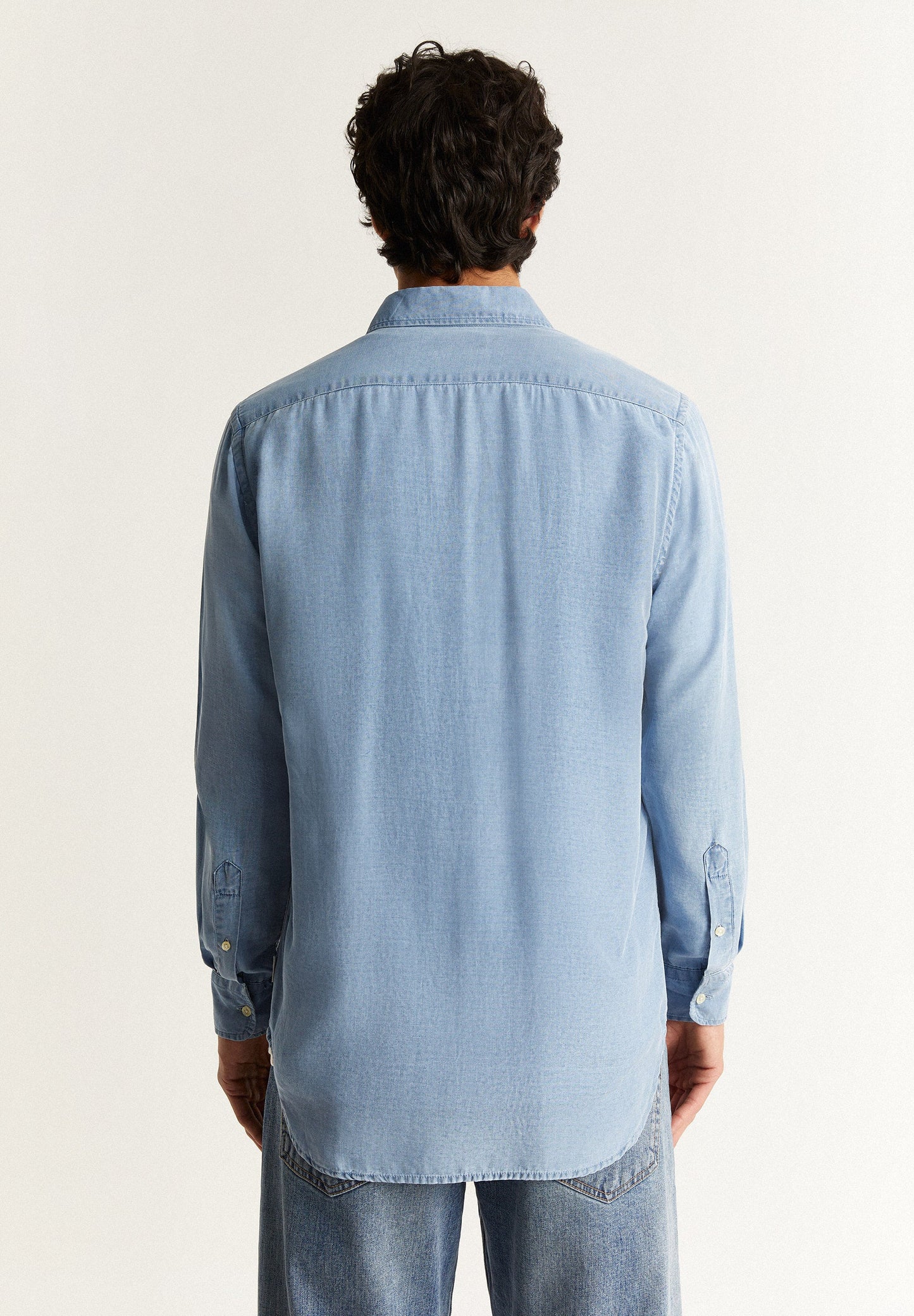 CAMISA DENIM CUELLO ITALIANO