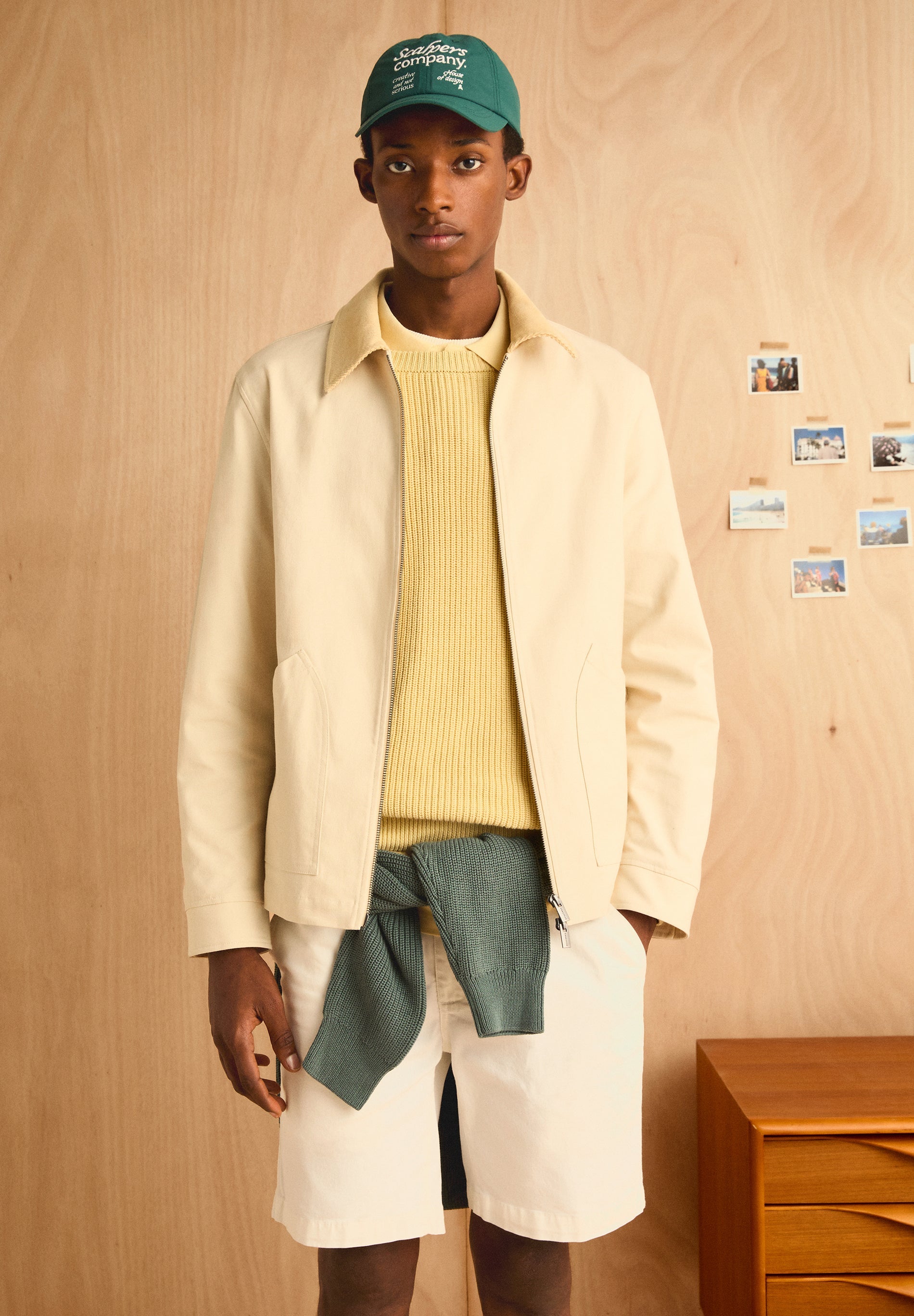 CHAQUETA CANVAS CUELLO PANA